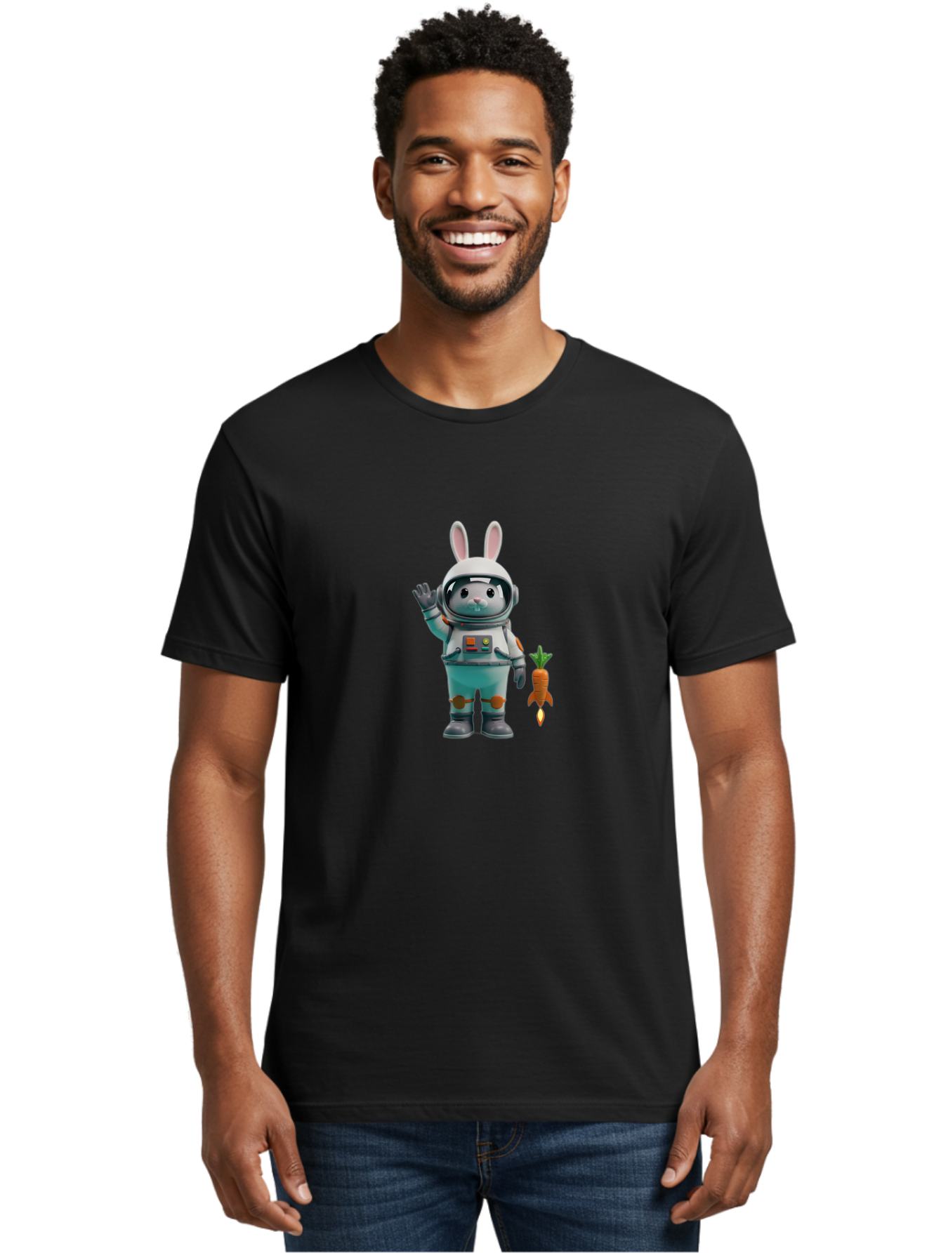 Astronaut-Bunny-12 Men'S Graphic Tee, 100% Cotton, Comfortable Casual Summer Wear, Machine Washable, Vintage Camera, Old Camera, Antique Camera, Black Camera, Classic Photography, Photography Equipment, Nostalgic Device, Film Camera, Bah453