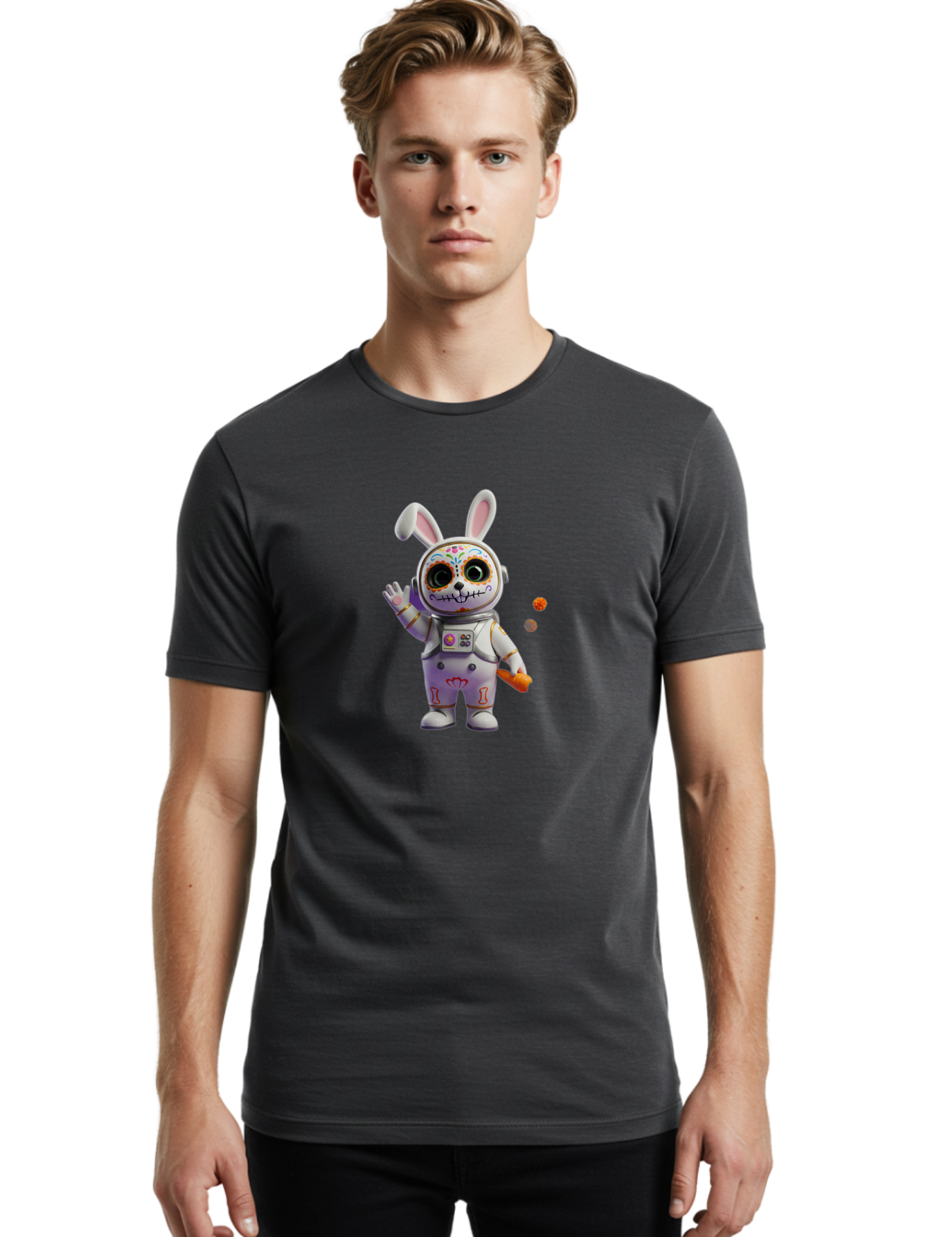 Astronaut-Bunny-13 Men'S Graphic Tee, 100% Cotton, Comfortable Casual Summer Wear, Machine Washable, Vintage Camera, Old Camera, Antique Camera, Black Camera, Classic Photography, Photography Equipment, Nostalgic Device, Film Camera, Bah454