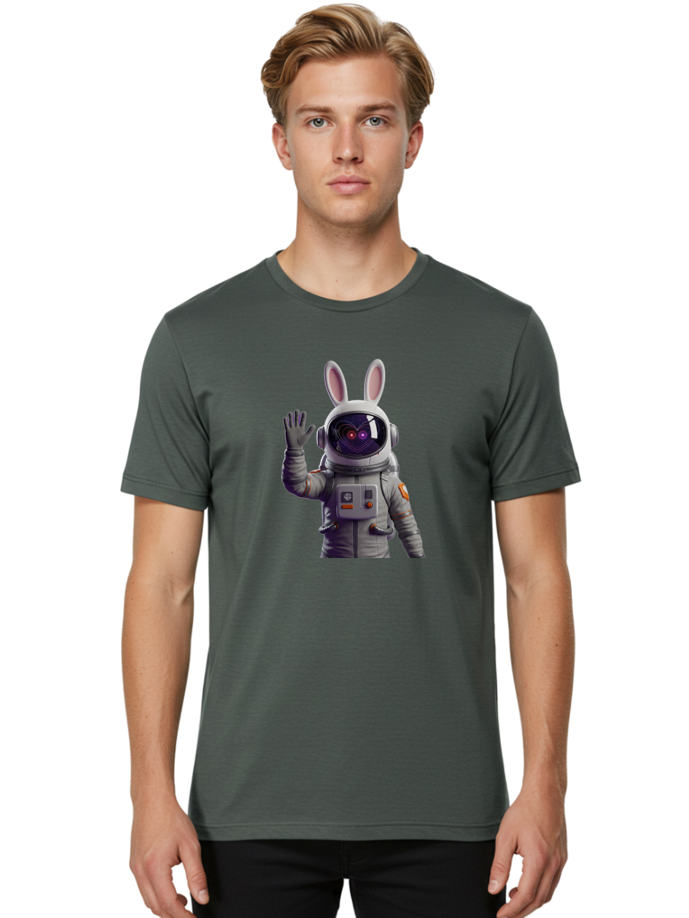 Astronaut-Bunny-3 Men'S Graphic Tee, 100% Cotton, Comfortable Casual Summer Wear, Machine Washable, Vintage Camera, Old Camera, Antique Camera, Black Camera, Classic Photography, Photography Equipment, Nostalgic Device, Film Camera, Camera Art Bah472