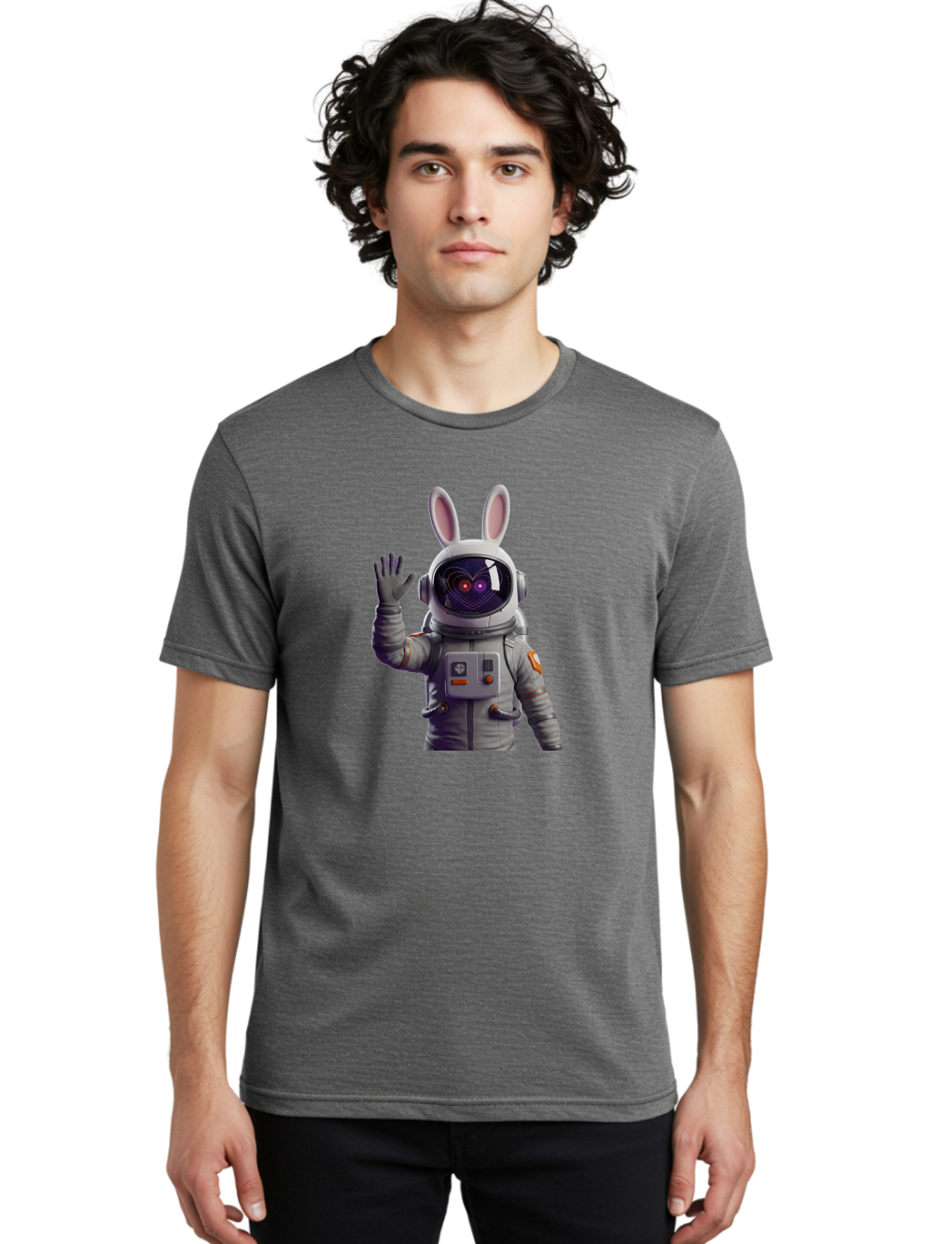 Astronaut-Bunny-3 Men'S Graphic Tee, 100% Cotton, Comfortable Casual Summer Wear, Machine Washable, Vintage Camera, Old Camera, Antique Camera, Black Camera, Classic Photography, Photography Equipment, Nostalgic Device, Film Camera, Camera Art Bah472