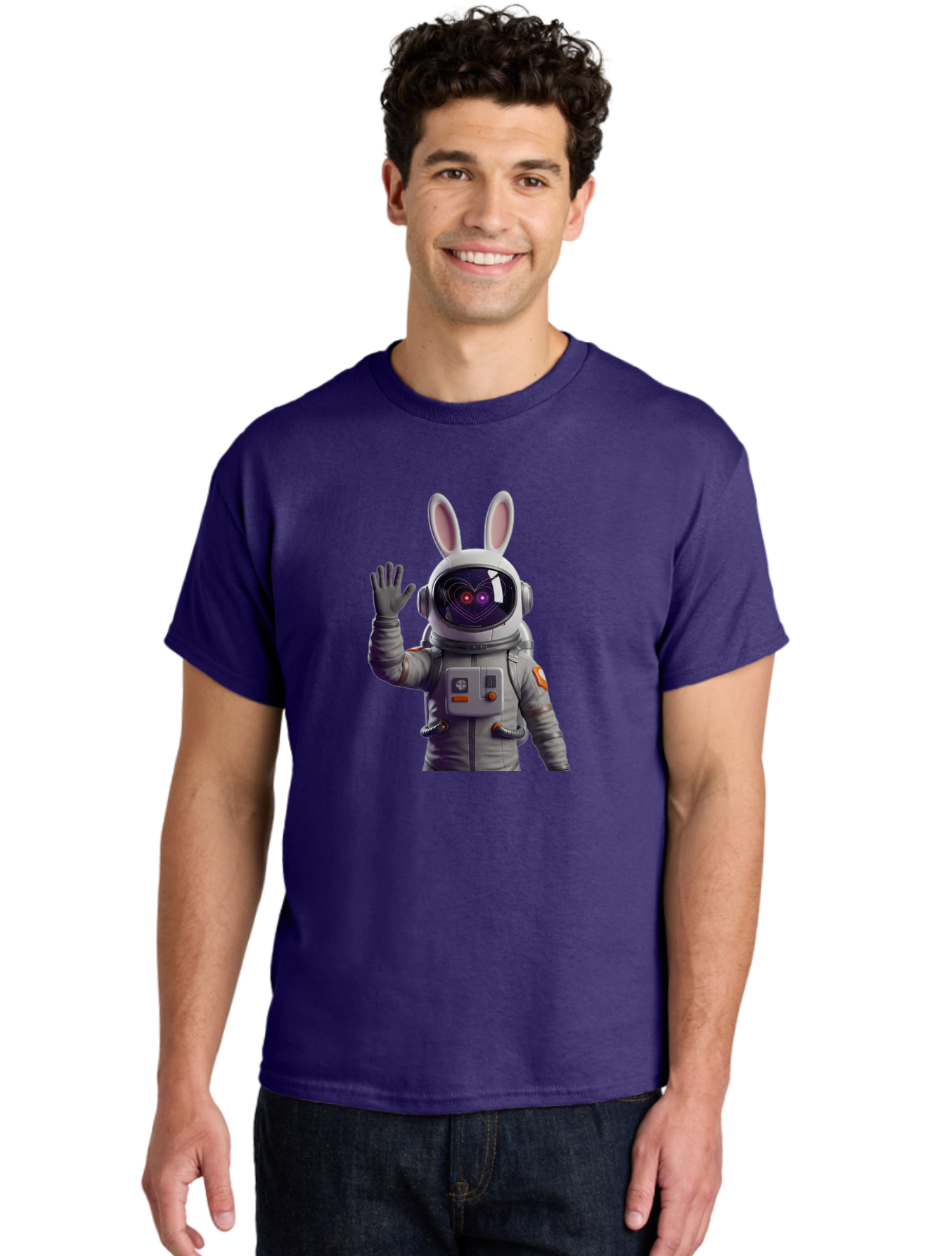 Astronaut-Bunny-3 Men'S Graphic Tee, 100% Cotton, Comfortable Casual Summer Wear, Machine Washable, Vintage Camera, Old Camera, Antique Camera, Black Camera, Classic Photography, Photography Equipment, Nostalgic Device, Film Camera, Camera Art Bah472