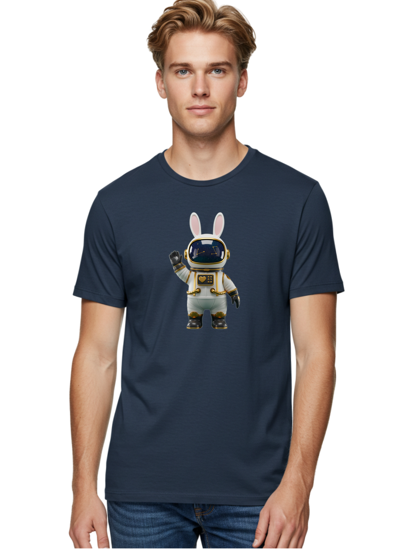 Astronaut-Bunny-7 Men'S Graphic Tee, 100% Cotton, Comfortable Casual Summer Wear, Machine Washable, Vintage Camera, Old Camera, Antique Camera, Black Camera, Classic Photography, Photography Equipment, Nostalgic Device, Film Camera, Camera Art Bah486