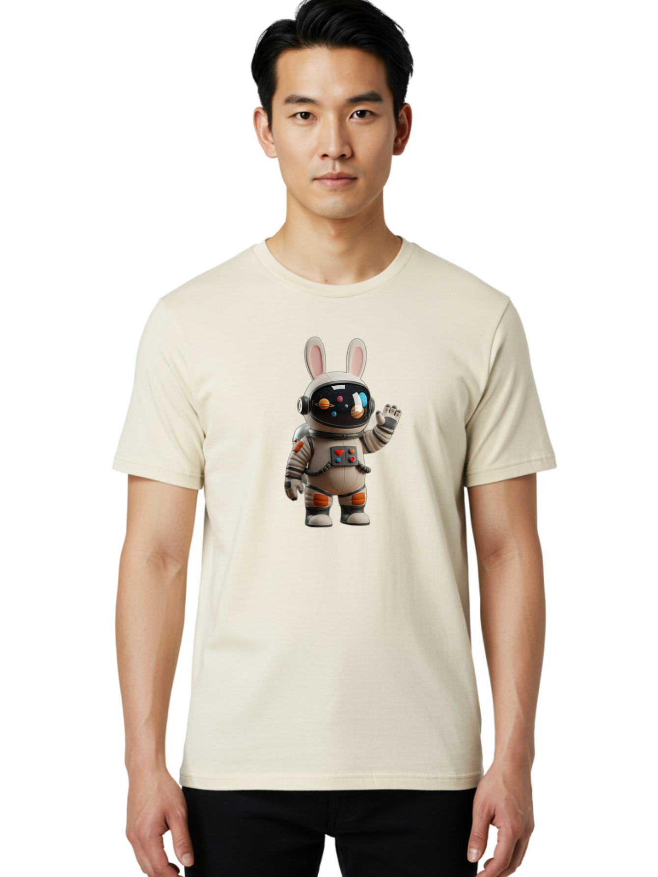 Astronaut-Bunny-8 Men'S Graphic Tee, 100% Cotton, Comfortable Casual Summer Wear, Machine Washable, Vintage Camera, Old Camera, Antique Camera, Black Camera, Classic Photography, Photography Equipment, Nostalgic Device, Film Camera, Camera Art Bah487