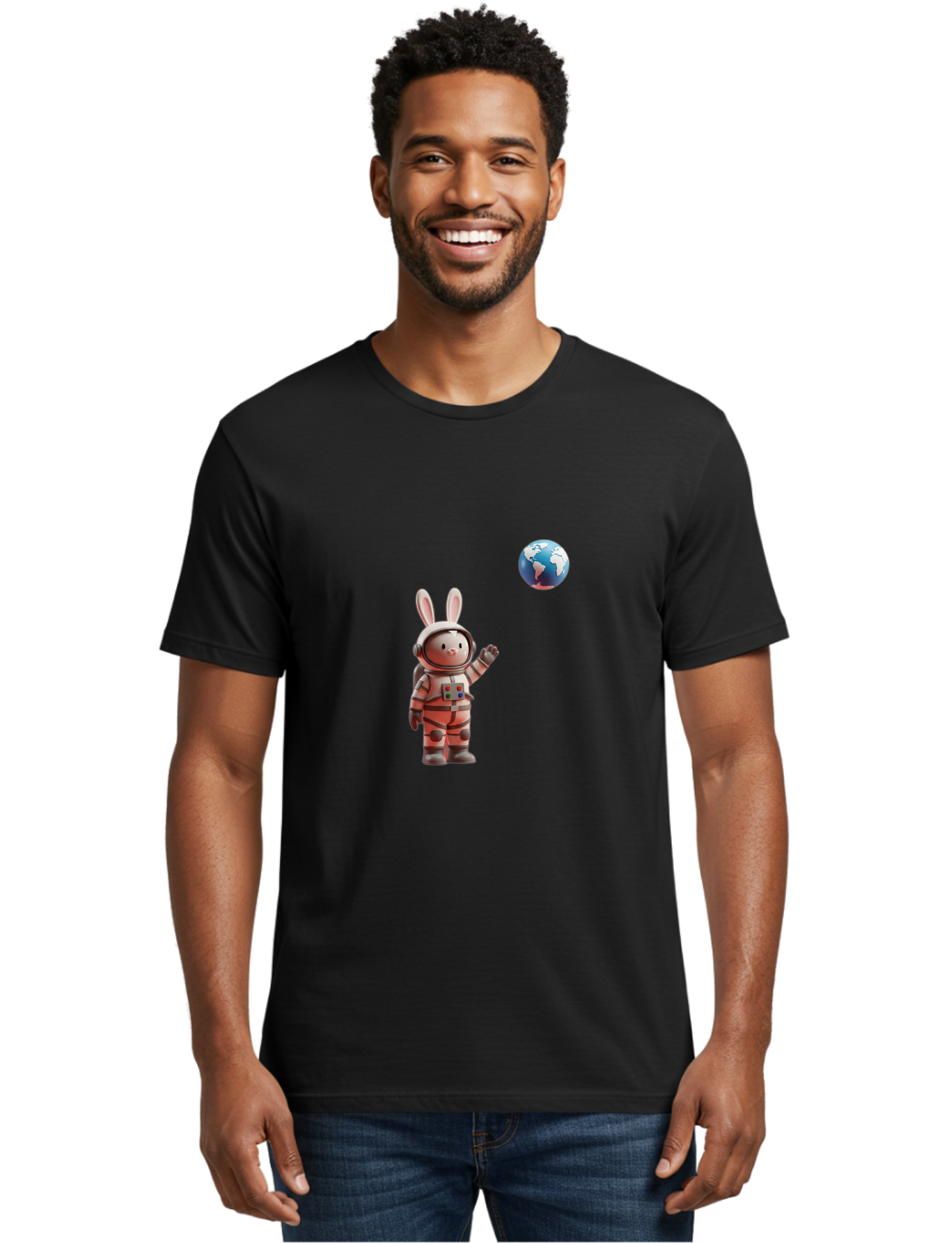 Astronaut-Rabbit-7 Men'S Graphic Tee, 100% Cotton, Comfortable Casual Summer Wear, Machine Washable, Vintage Camera, Old Camera, Antique Camera, Black Camera, Classic Photography, Photography Equipment, Nostalgic Device, Film Camera, Bah501