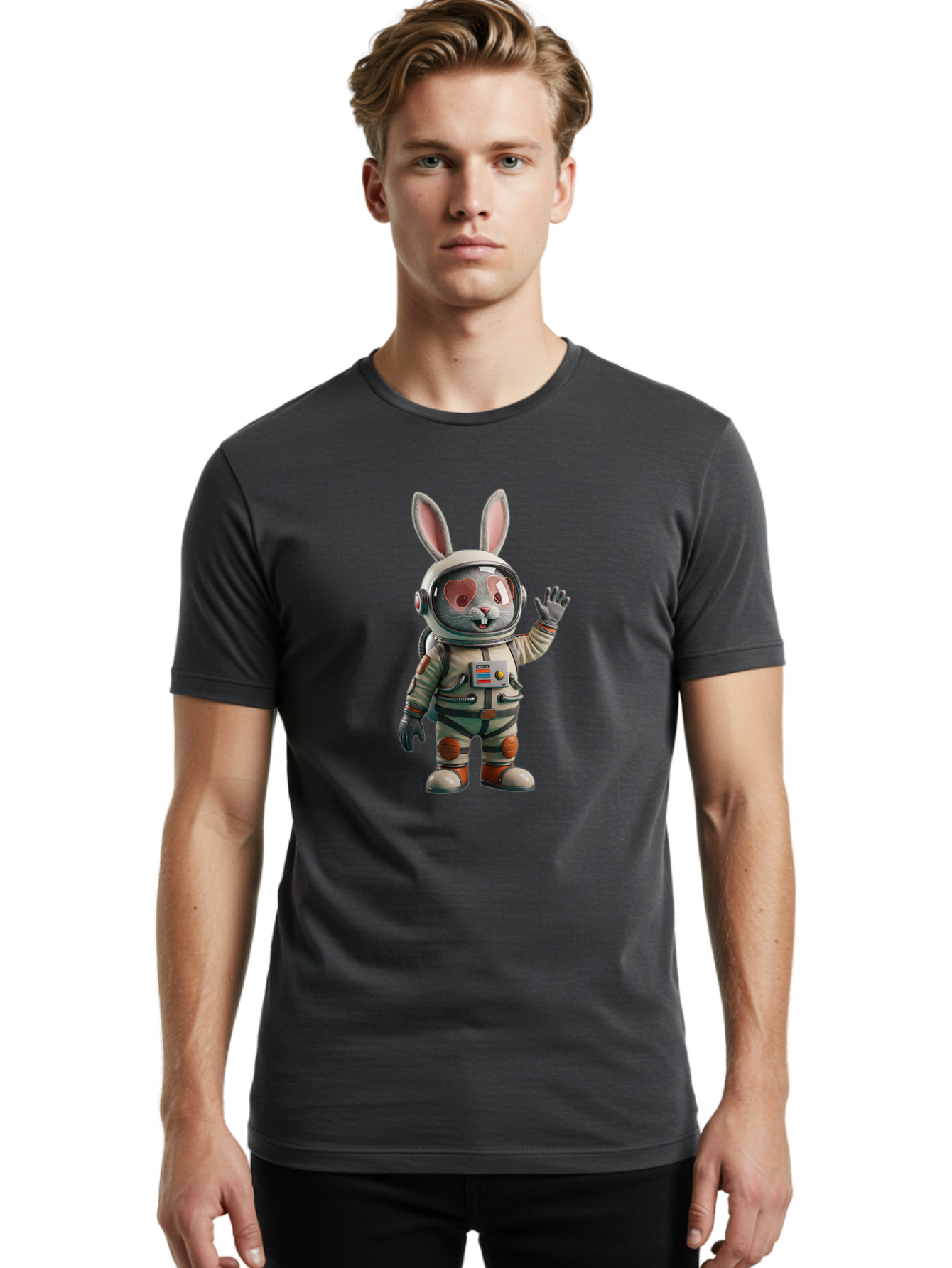 Astronaut-Rabbit Men'S Graphic Tee, 100% Cotton, Comfortable Casual Summer Wear, Machine Washable, Vintage Camera, Old Camera, Antique Camera, Black Camera, Classic Photography, Photography Equipment, Nostalgic Device, Film Camera, Camera Art Bah504