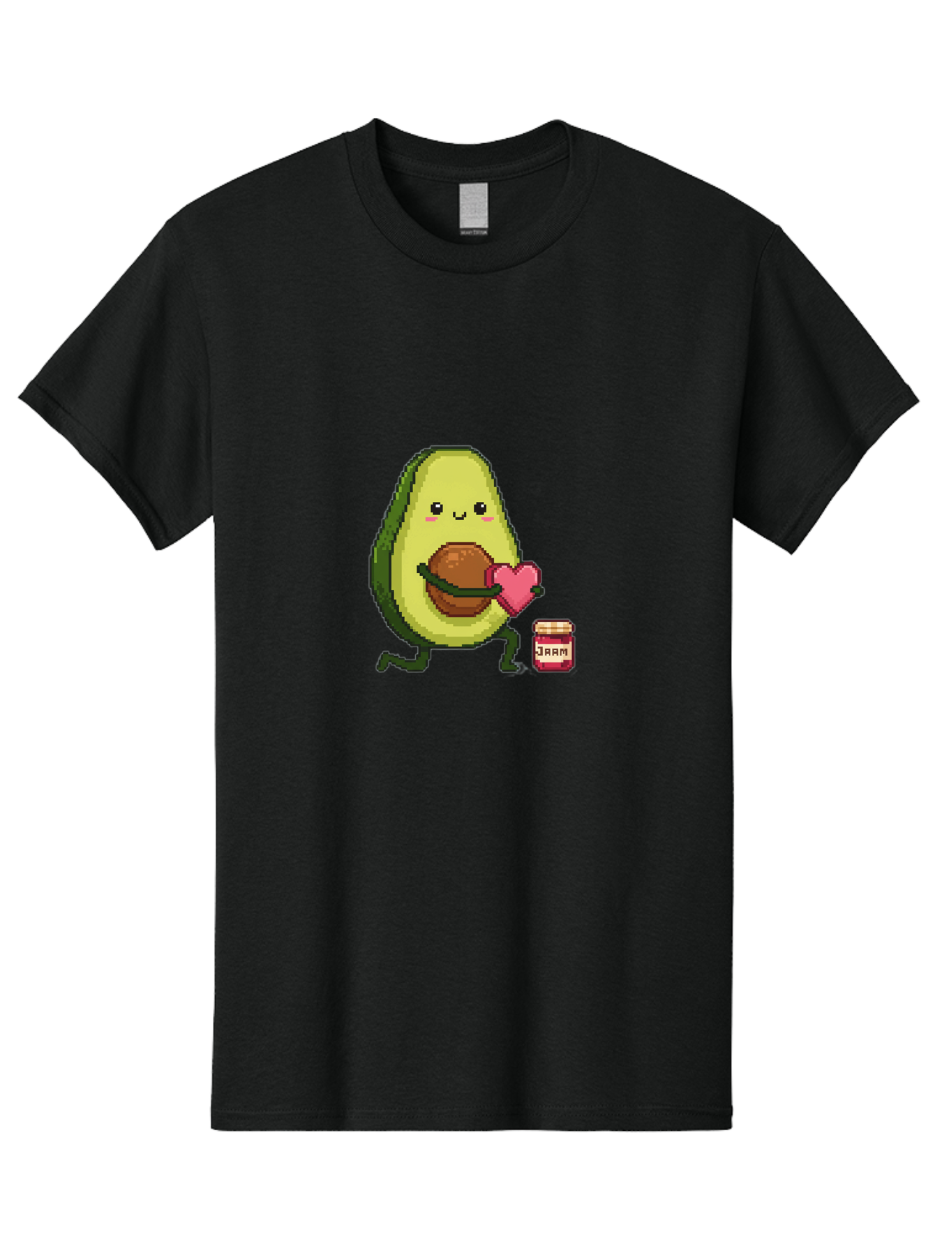 Avocado-Holding-Heart Men'S Graphic Tee, 100% Cotton, Comfortable Casual Summer Wear, Machine Washable, Vintage Camera, Old Camera, Antique Camera, Black Camera, Classic Photography, Photography Equipment, Nostalgic Device, Film Camera, Bah509