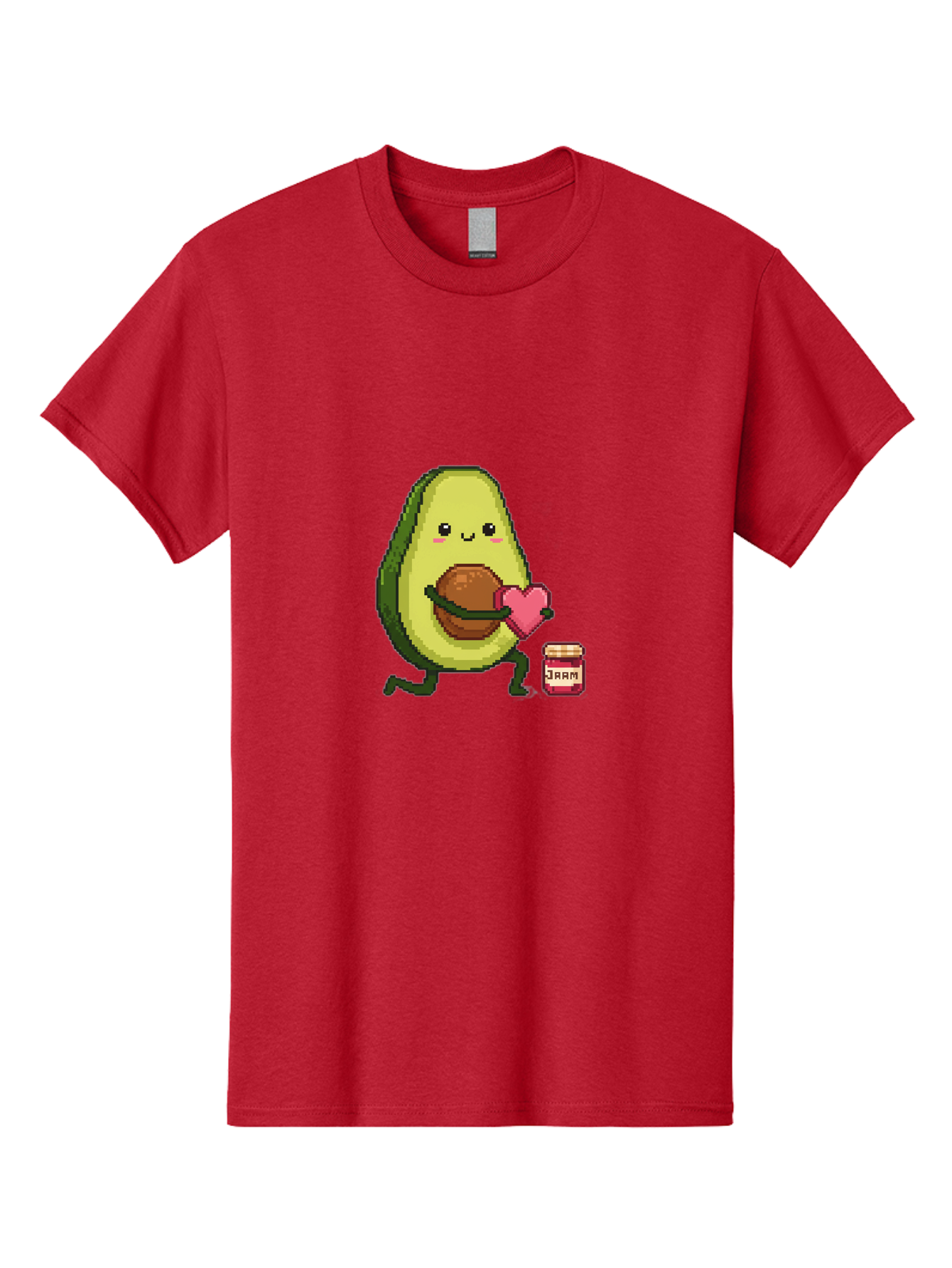 Avocado-Holding-Heart Men'S Graphic Tee, 100% Cotton, Comfortable Casual Summer Wear, Machine Washable, Vintage Camera, Old Camera, Antique Camera, Black Camera, Classic Photography, Photography Equipment, Nostalgic Device, Film Camera, Bah509