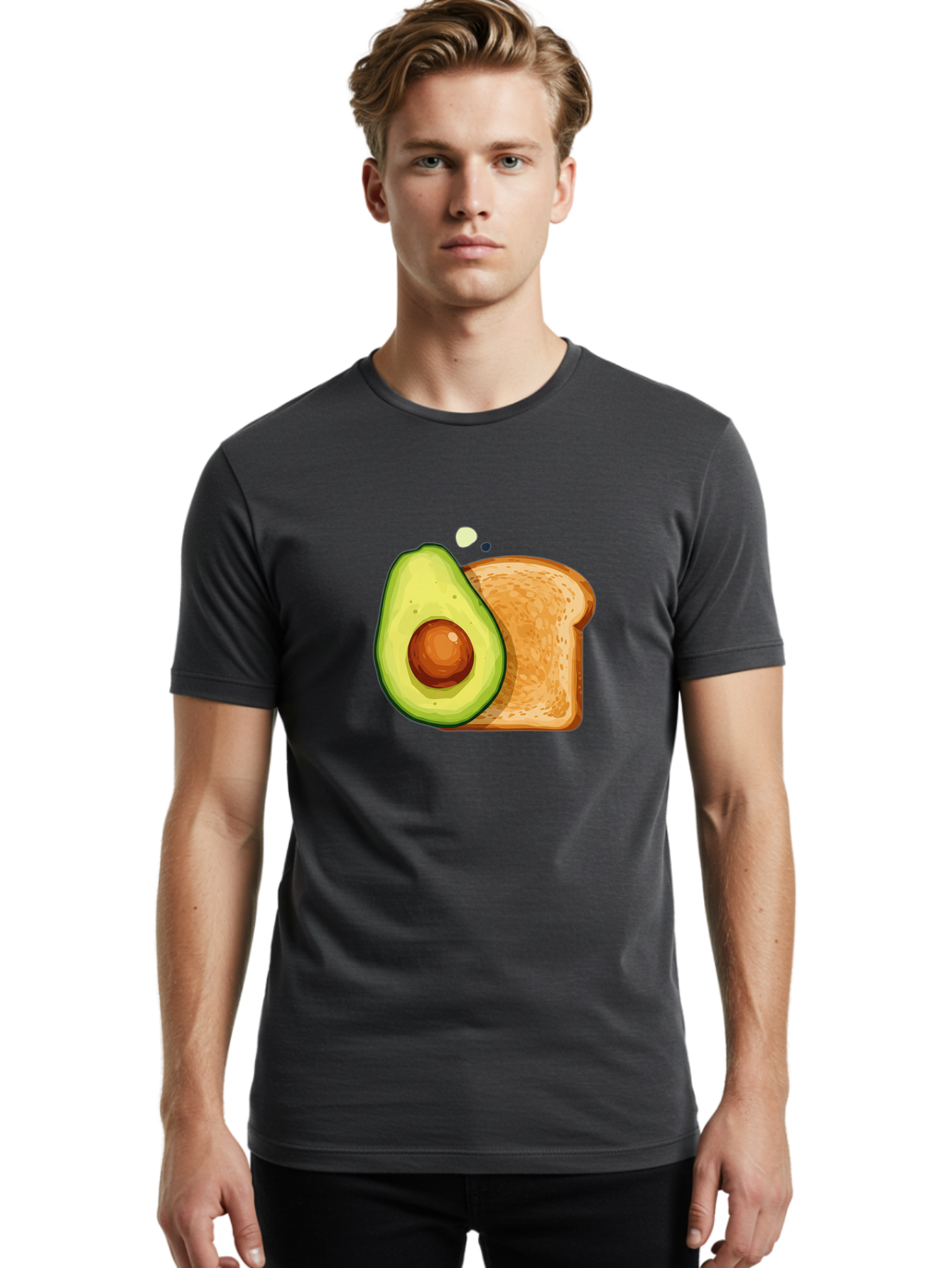 Avocado-Toast-17 Men'S Graphic Tee, 100% Cotton, Comfortable Casual Summer Wear, Machine Washable, Vintage Camera, Old Camera, Antique Camera, Black Camera, Classic Photography, Photography Equipment, Nostalgic Device, Film Camera, Camera Art Bah520