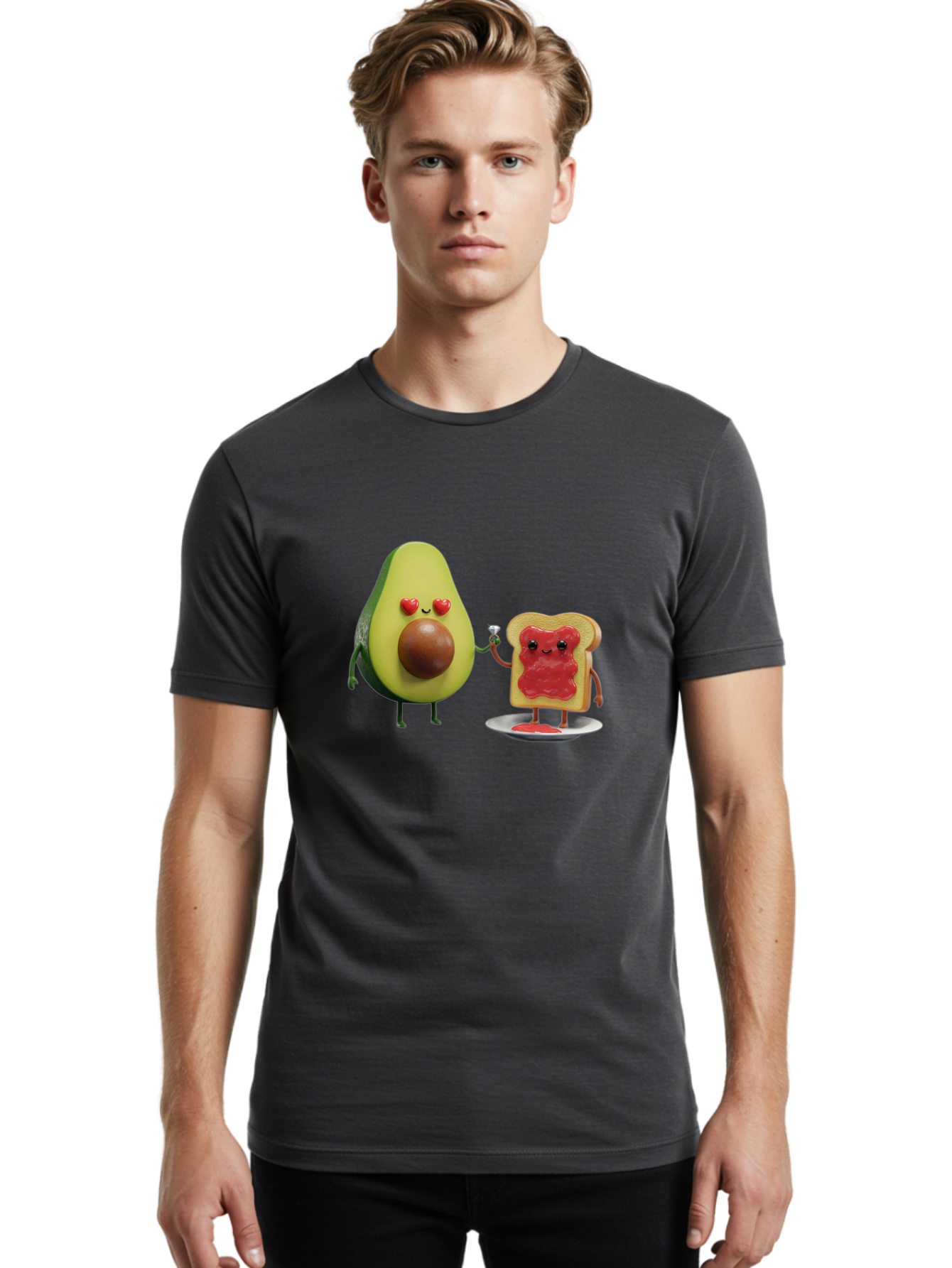 Avocado-Toast-3 Men'S Graphic Tee, 100% Cotton, Comfortable Casual Summer Wear, Machine Washable, Vintage Camera, Old Camera, Antique Camera, Black Camera, Classic Photography, Photography Equipment, Nostalgic Device, Film Camera, Camera Art Bah524
