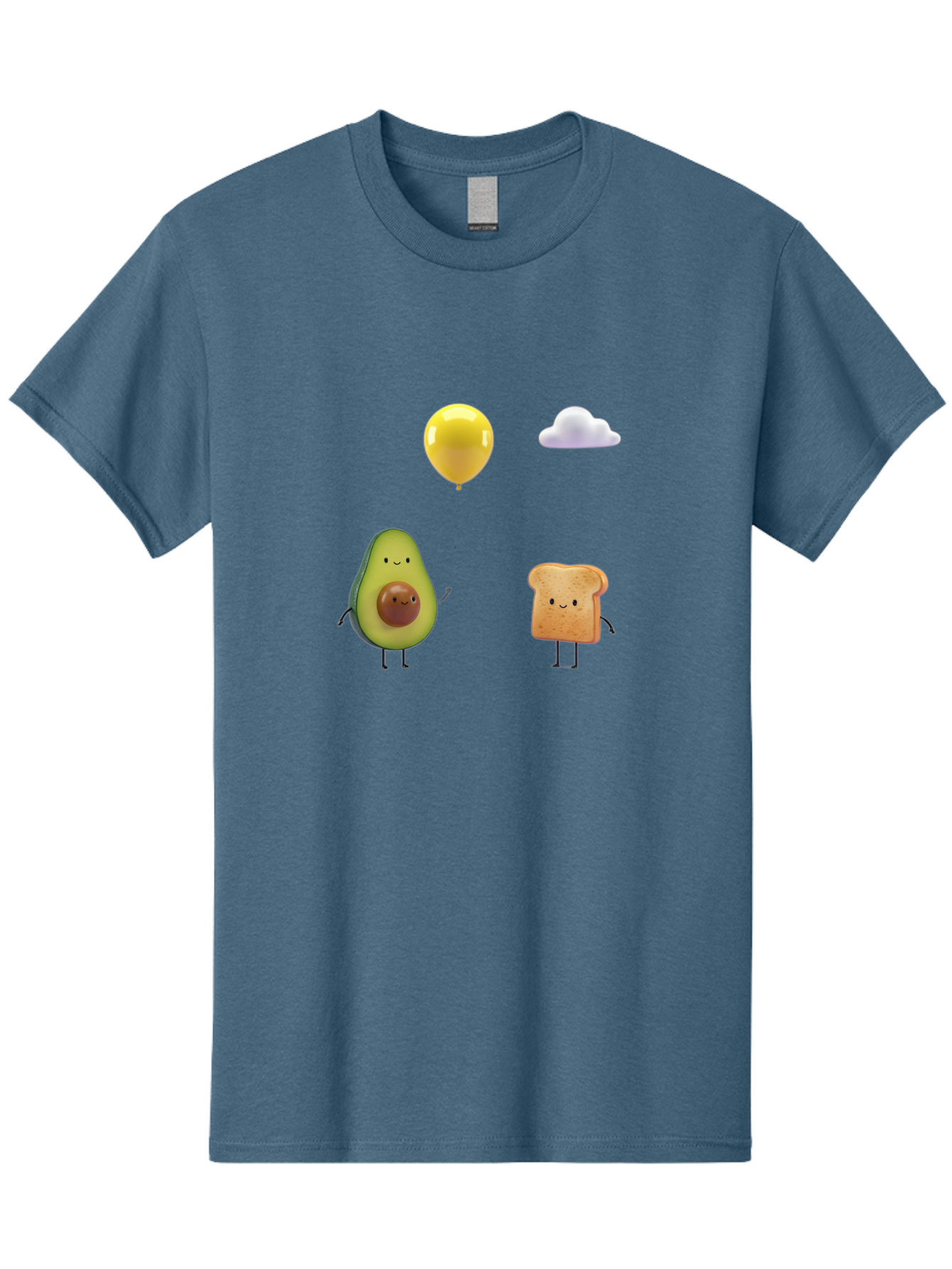 Avocado-Toast-Characters-1 Men'S Graphic Tee, 100% Cotton, Comfortable Casual Summer Wear, Machine Washable, Vintage Camera, Old Camera, Antique Camera, Black Camera, Classic Photography, Photography Equipment, Nostalgic Device, Film Camera, Bah531