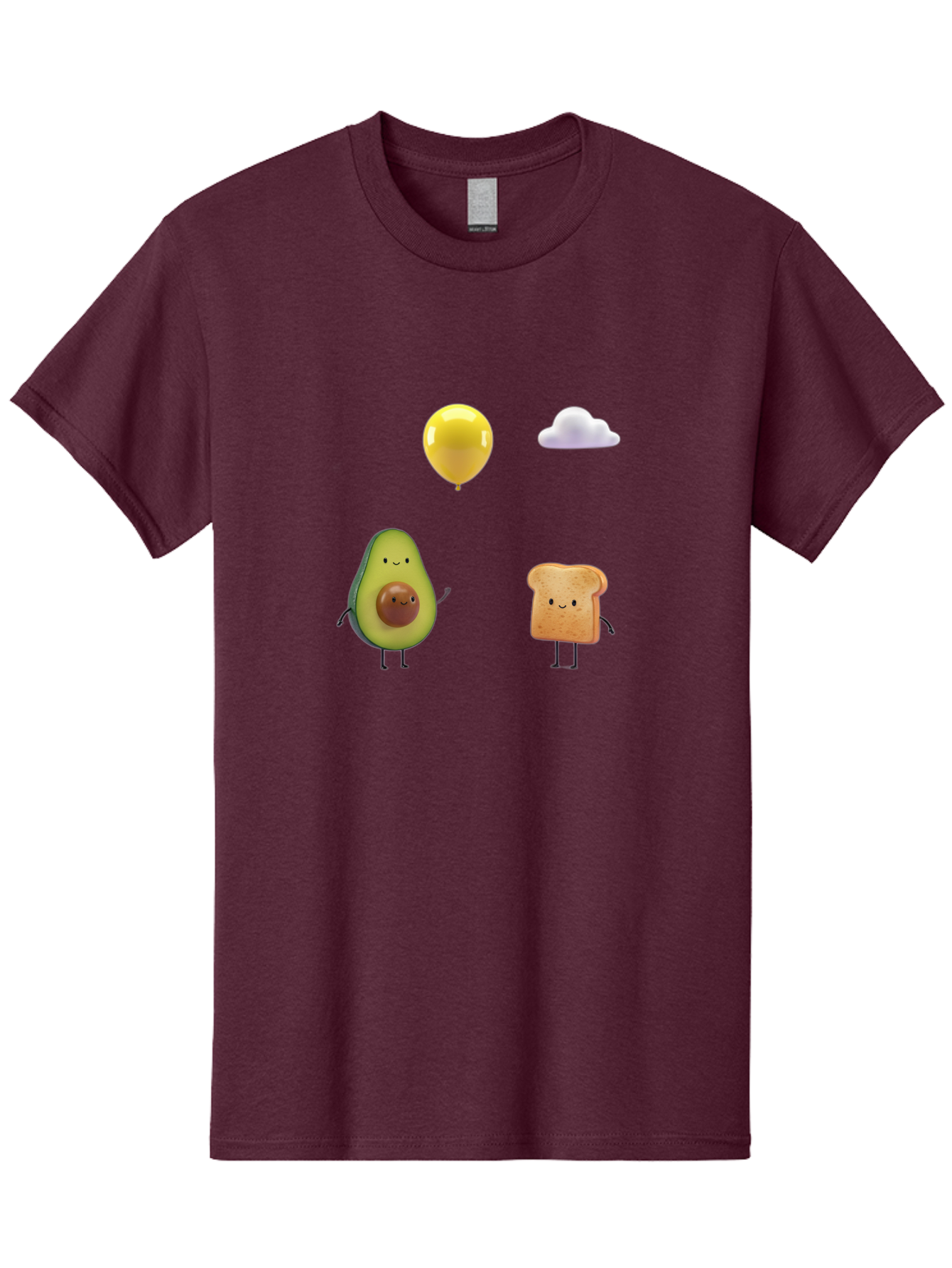 Avocado-Toast-Characters-1 Men'S Graphic Tee, 100% Cotton, Comfortable Casual Summer Wear, Machine Washable, Vintage Camera, Old Camera, Antique Camera, Black Camera, Classic Photography, Photography Equipment, Nostalgic Device, Film Camera, Bah531