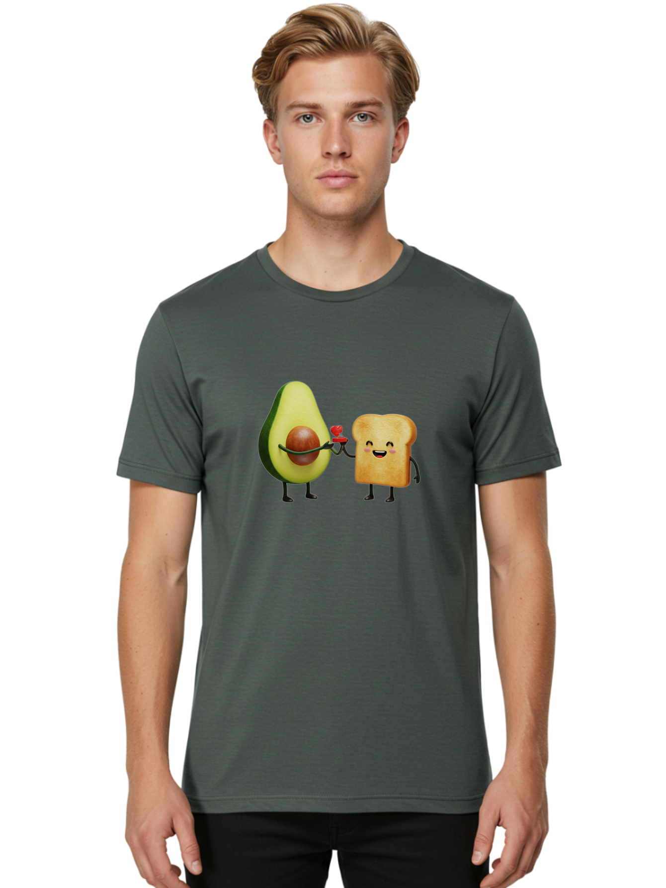 Avocado-Toast-Couple Men'S Graphic Tee, 100% Cotton, Comfortable Casual Summer Wear, Machine Washable, Vintage Camera, Old Camera, Antique Camera, Black Camera, Classic Photography, Photography Equipment, Nostalgic Device, Film Camera, Bah537