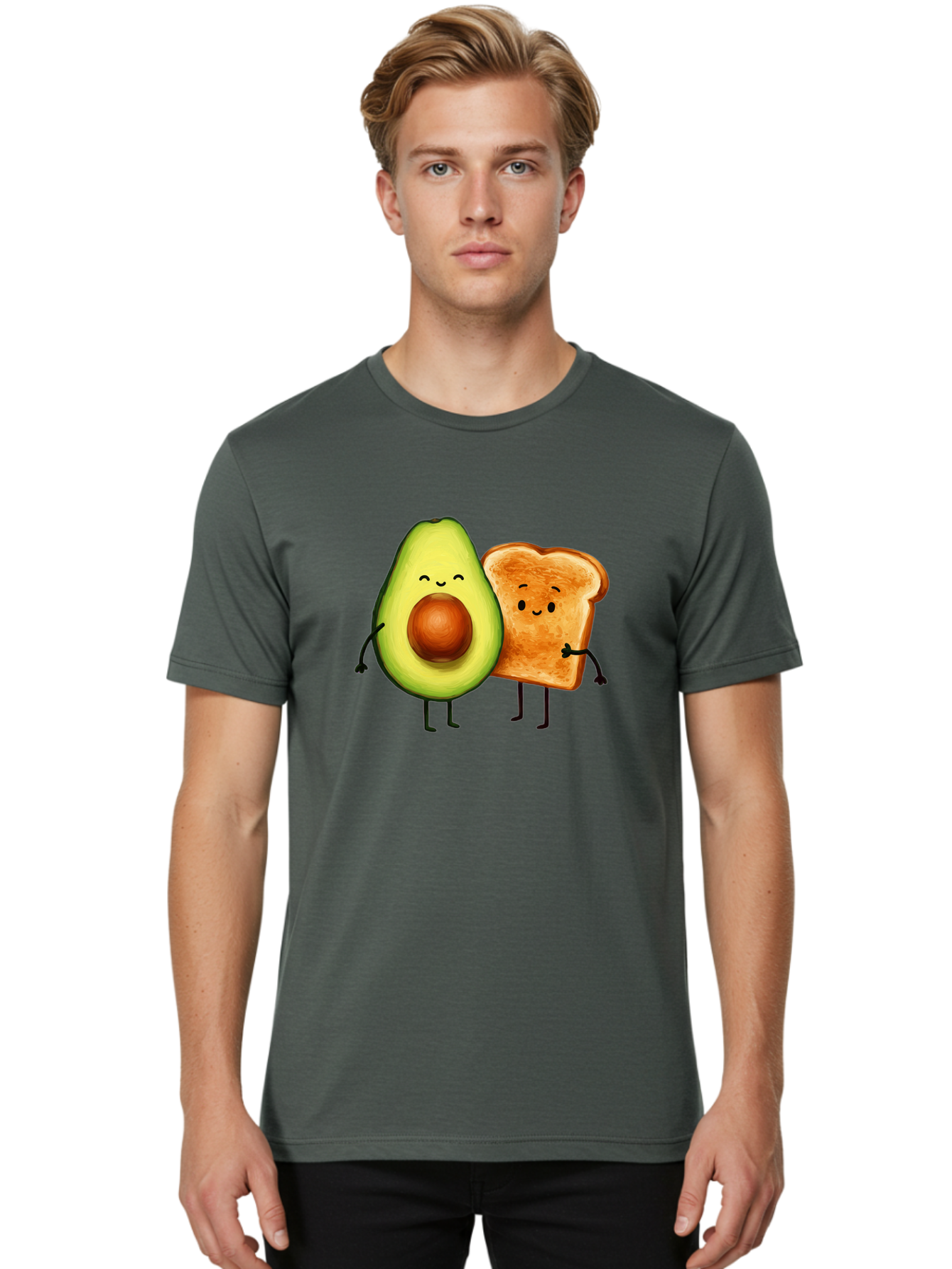 Avocado-Toast-Friends Men'S Graphic Tee, 100% Cotton, Comfortable Casual Summer Wear, Machine Washable, Vintage Camera, Old Camera, Antique Camera, Black Camera, Classic Photography, Photography Equipment, Nostalgic Device, Film Camera, Bah540