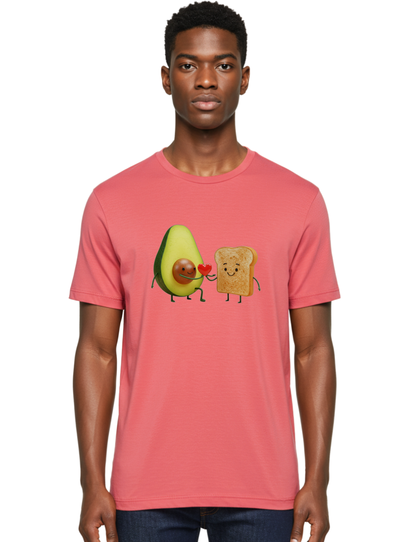 Avocado-Toast-Love-1 Men'S Graphic Tee, 100% Cotton, Comfortable Casual Summer Wear, Machine Washable, Vintage Camera, Old Camera, Antique Camera, Black Camera, Classic Photography, Photography Equipment, Nostalgic Device, Film Camera, Bah541