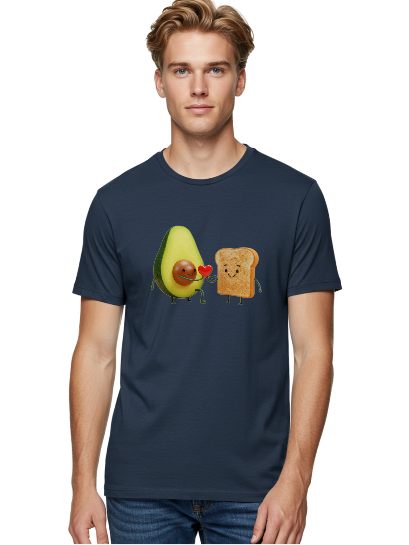 Avocado-Toast-Love-1 Men'S Graphic Tee, 100% Cotton, Comfortable Casual Summer Wear, Machine Washable, Vintage Camera, Old Camera, Antique Camera, Black Camera, Classic Photography, Photography Equipment, Nostalgic Device, Film Camera, Bah541