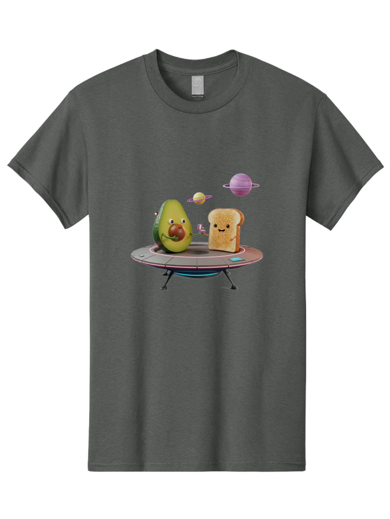 Avocado-Toast-Spacecraft Men'S Graphic Tee, 100% Cotton, Comfortable Casual Summer Wear, Machine Washable, Vintage Camera, Old Camera, Antique Camera, Black Camera, Classic Photography, Photography Equipment, Nostalgic Device, Film Camera, Bah546