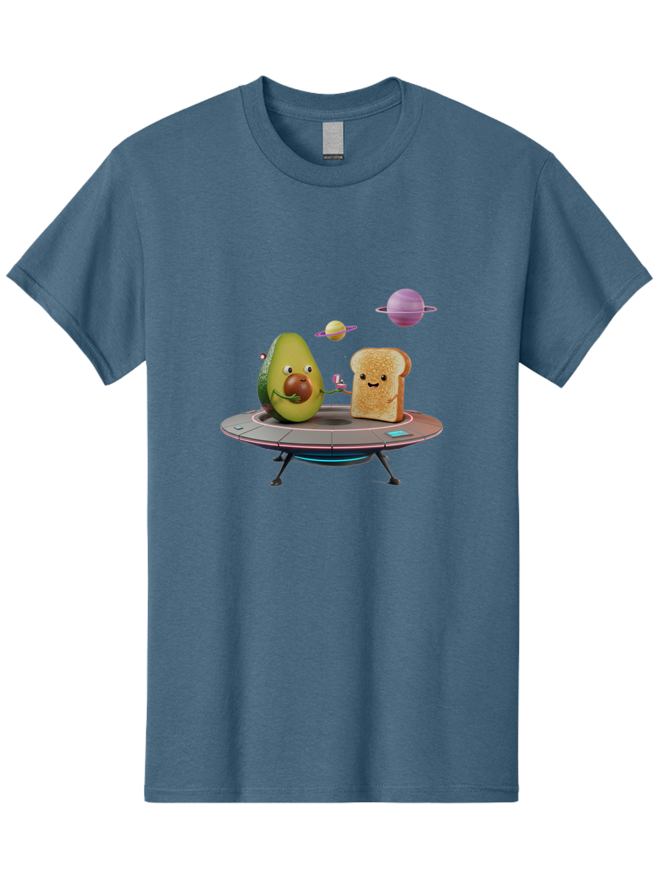 Avocado-Toast-Spacecraft Men'S Graphic Tee, 100% Cotton, Comfortable Casual Summer Wear, Machine Washable, Vintage Camera, Old Camera, Antique Camera, Black Camera, Classic Photography, Photography Equipment, Nostalgic Device, Film Camera, Bah546