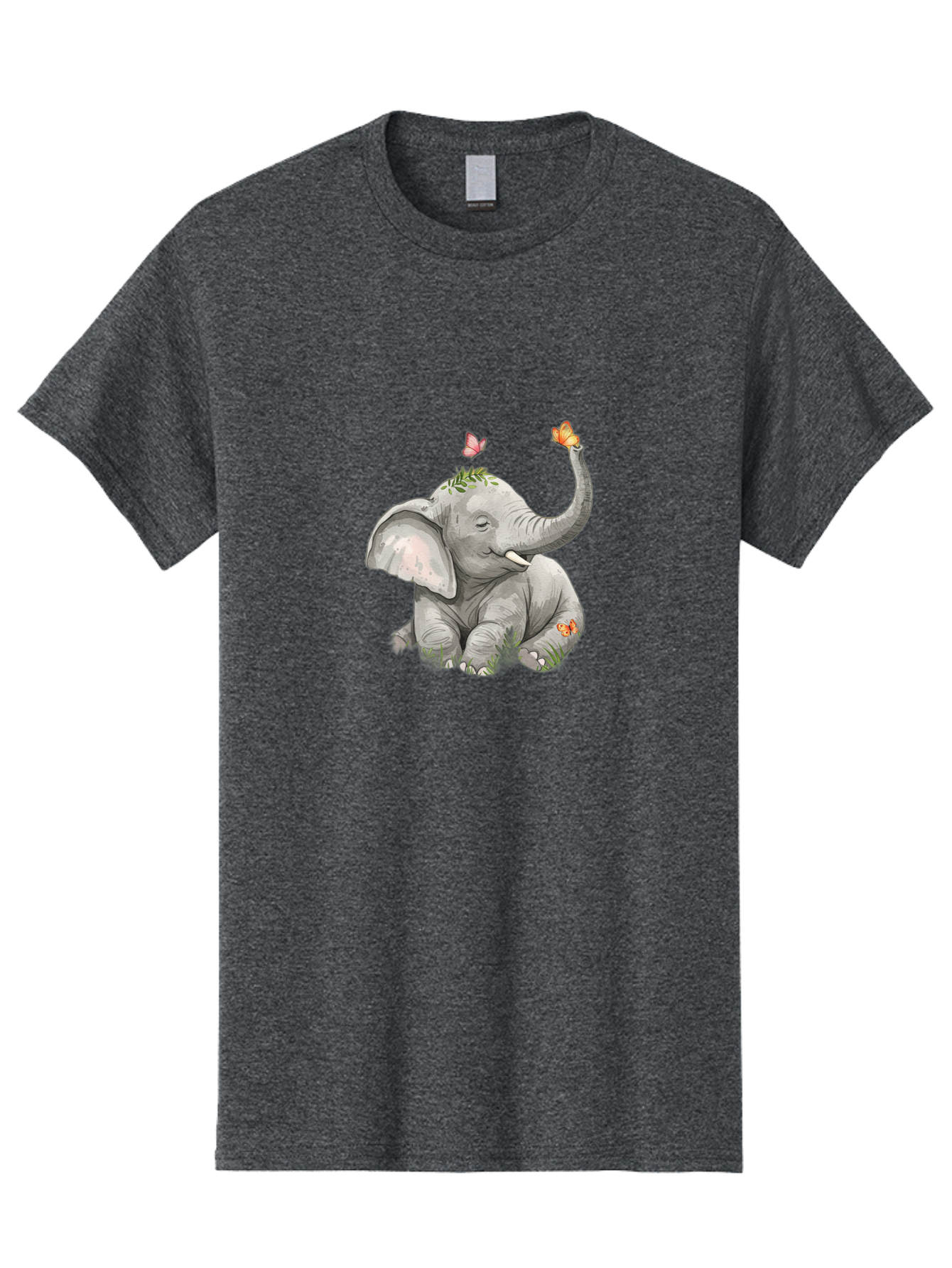 Baby-Elephant-With-Butterflies Men'S Graphic Tee, 100% Cotton, Comfortable Casual Summer Wear, Machine Washable, Vintage Camera, Old Camera, Antique Camera, Black Camera, Classic Photography, Photography Equipment, Nostalgic Device, Bah548