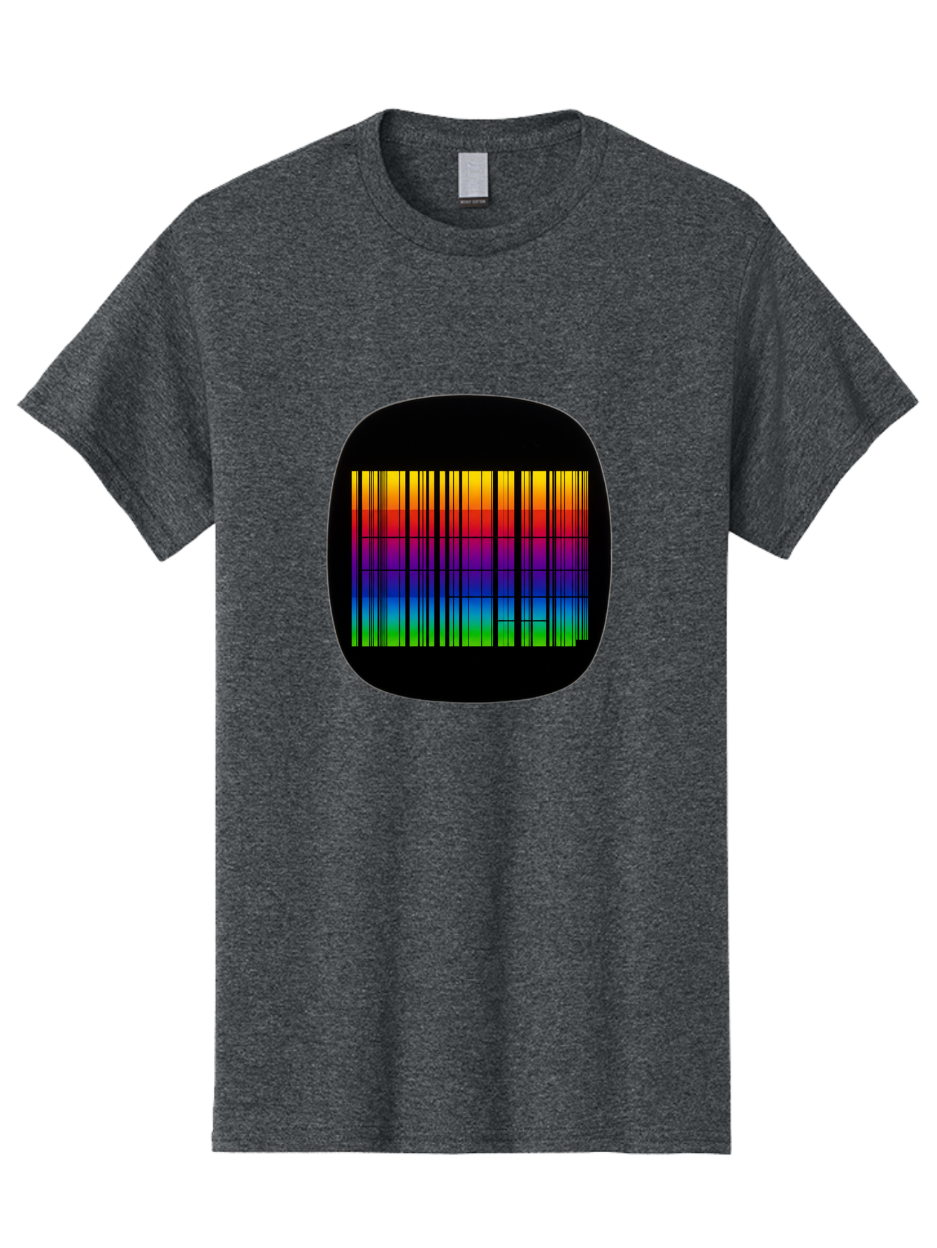 Barcode-Tv-Screen Men'S Graphic Tee, 100% Cotton, Comfortable Casual Summer Wear, Machine Washable, Vintage Camera, Old Camera, Antique Camera, Black Camera, Classic Photography, Photography Equipment, Nostalgic Device, Film Camera, Camera Art Bah551