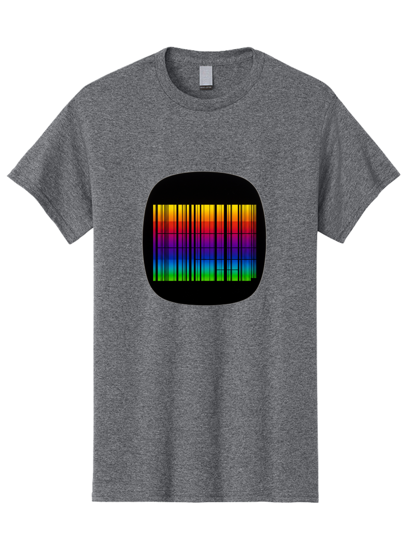Barcode-Tv-Screen Men'S Graphic Tee, 100% Cotton, Comfortable Casual Summer Wear, Machine Washable, Vintage Camera, Old Camera, Antique Camera, Black Camera, Classic Photography, Photography Equipment, Nostalgic Device, Film Camera, Camera Art Bah551