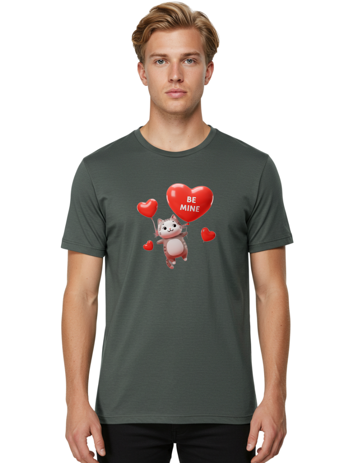 Be-Mine-Cat-1 Men'S Graphic Tee, 100% Cotton, Comfortable Casual Summer Wear, Machine Washable, Vintage Camera, Old Camera, Antique Camera, Black Camera, Classic Photography, Photography Equipment, Nostalgic Device, Film Camera, Camera Art Bah552