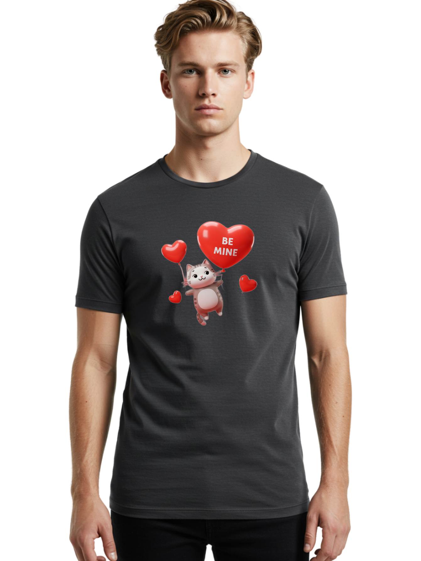 Be-Mine-Cat-1 Men'S Graphic Tee, 100% Cotton, Comfortable Casual Summer Wear, Machine Washable, Vintage Camera, Old Camera, Antique Camera, Black Camera, Classic Photography, Photography Equipment, Nostalgic Device, Film Camera, Camera Art Bah552