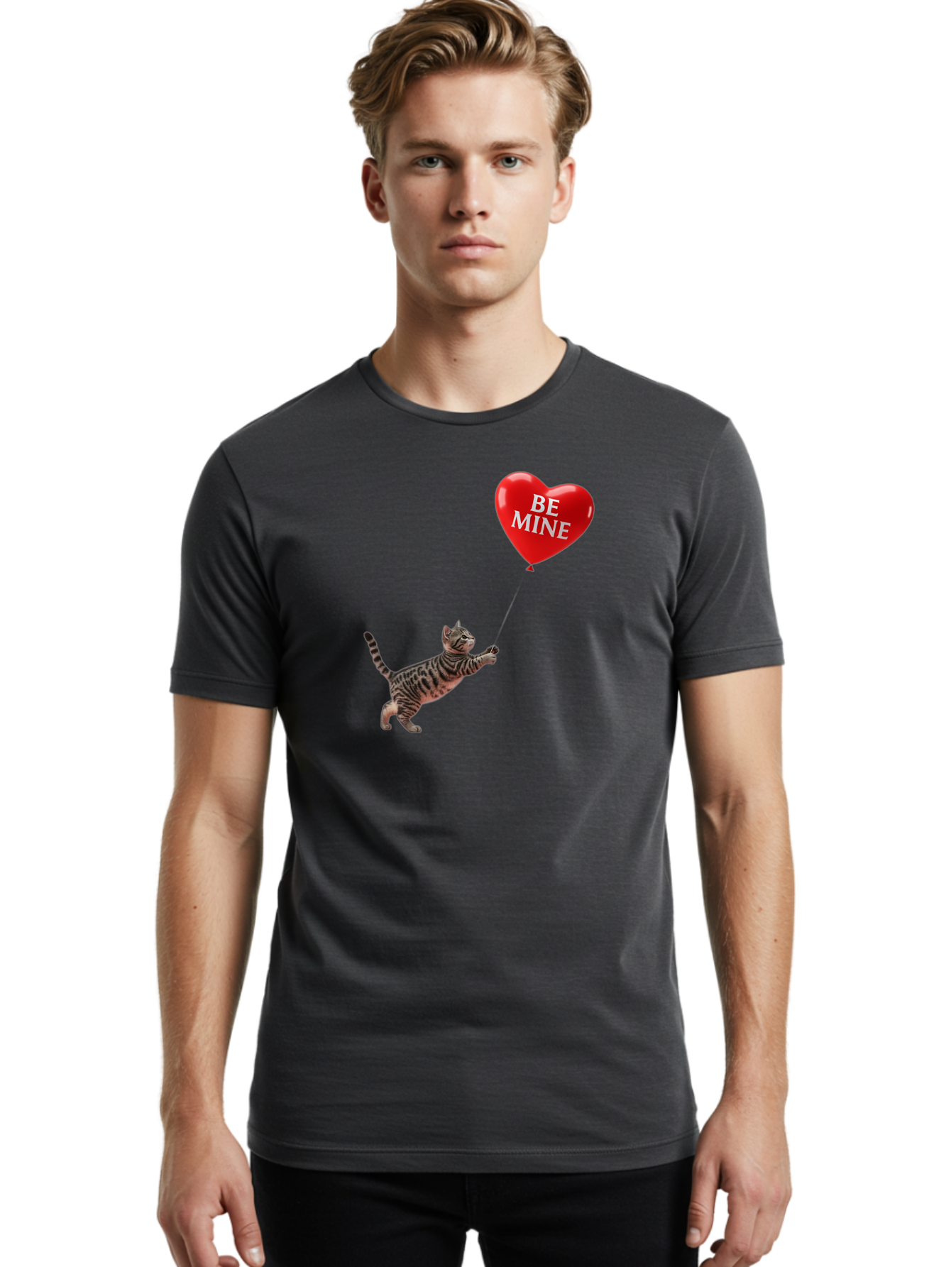 Be-Mine-Cat-3 Men'S Graphic Tee, 100% Cotton, Comfortable Casual Summer Wear, Machine Washable, Vintage Camera, Old Camera, Antique Camera, Black Camera, Classic Photography, Photography Equipment, Nostalgic Device, Film Camera, Camera Art Bah556