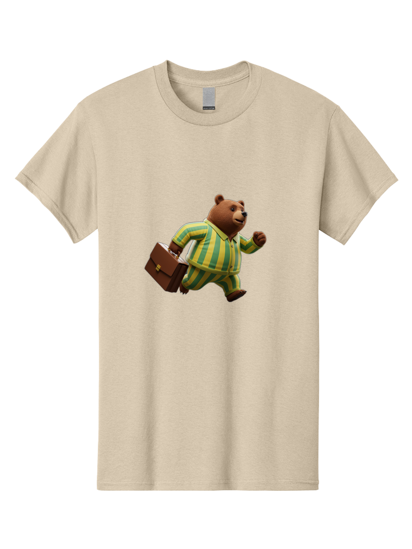 Bear-In-Pajamas-5 Men'S Graphic Tee, 100% Cotton, Comfortable Casual Summer Wear, Machine Washable, Vintage Camera, Old Camera, Antique Camera, Black Camera, Classic Photography, Photography Equipment, Nostalgic Device, Film Camera, Camera Art Bah573