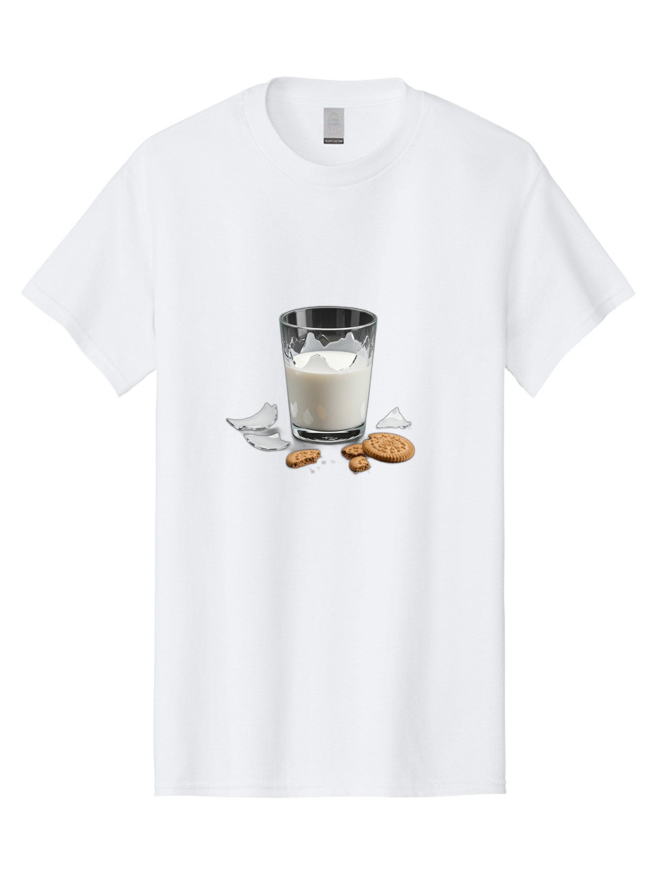 Broken-Glass-Of-Milk-Cookies Men'S Graphic Tee, 100% Cotton, Comfortable Casual Summer Wear, Machine Washable, Vintage Camera, Old Camera, Antique Camera, Black Camera, Classic Photography, Photography Equipment, Nostalgic Device, Film Camera, Bah609