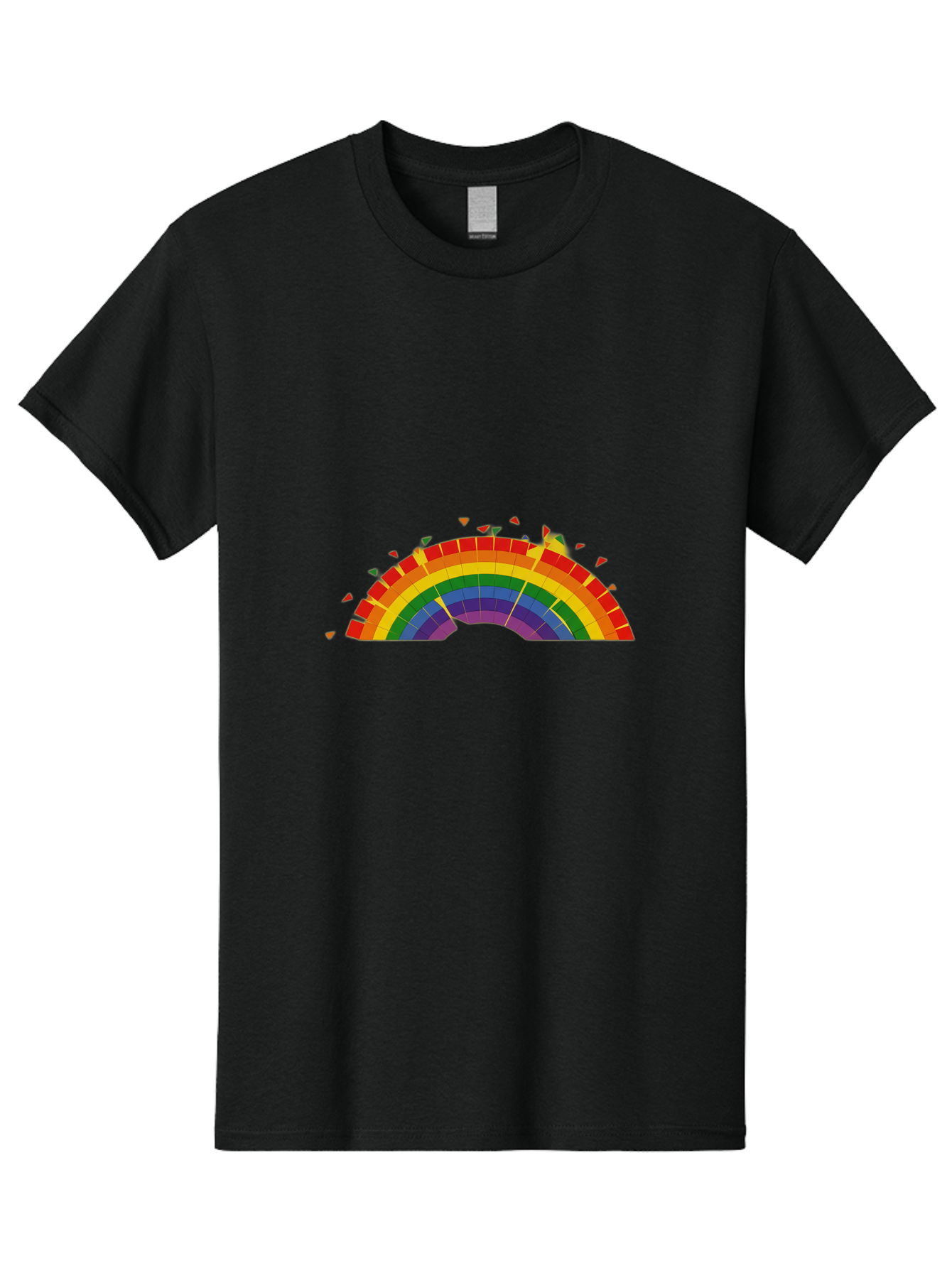 Broken-Rainbow Men'S Graphic Tee, 100% Cotton, Comfortable Casual Summer Wear, Machine Washable, Vintage Camera, Old Camera, Antique Camera, Black Camera, Classic Photography, Photography Equipment, Nostalgic Device, Film Camera, Camera Art Bah610