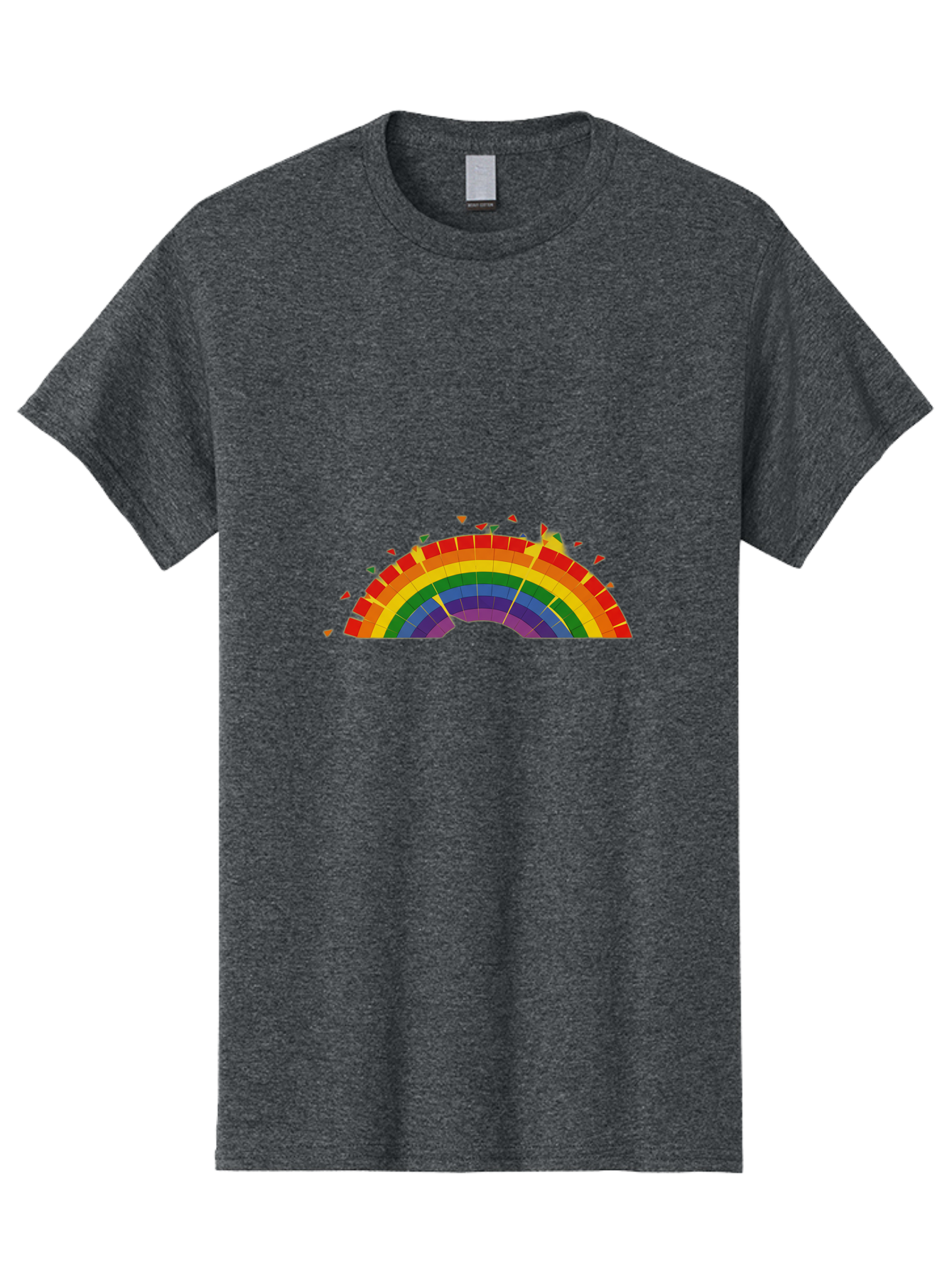 Broken-Rainbow Men'S Graphic Tee, 100% Cotton, Comfortable Casual Summer Wear, Machine Washable, Vintage Camera, Old Camera, Antique Camera, Black Camera, Classic Photography, Photography Equipment, Nostalgic Device, Film Camera, Camera Art Bah610