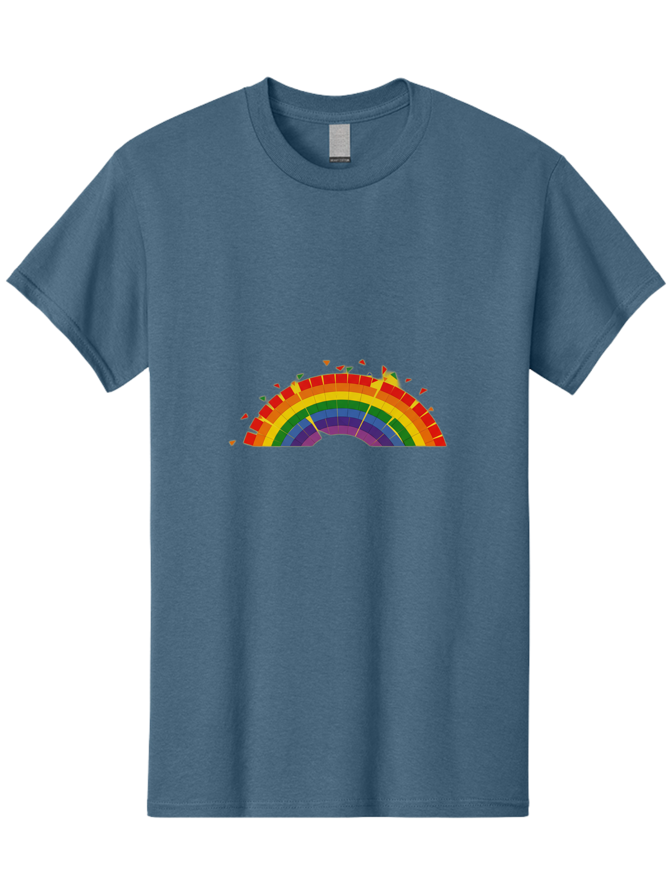 Broken-Rainbow Men'S Graphic Tee, 100% Cotton, Comfortable Casual Summer Wear, Machine Washable, Vintage Camera, Old Camera, Antique Camera, Black Camera, Classic Photography, Photography Equipment, Nostalgic Device, Film Camera, Camera Art Bah610