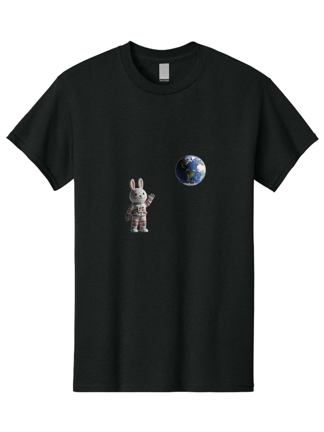 Bunny-Astronaut-3 Men'S Graphic Tee, 100% Cotton, Comfortable Casual Summer Wear, Machine Washable, Vintage Camera, Old Camera, Antique Camera, Black Camera, Classic Photography, Photography Equipment, Nostalgic Device, Film Camera, Camera Art Bah620