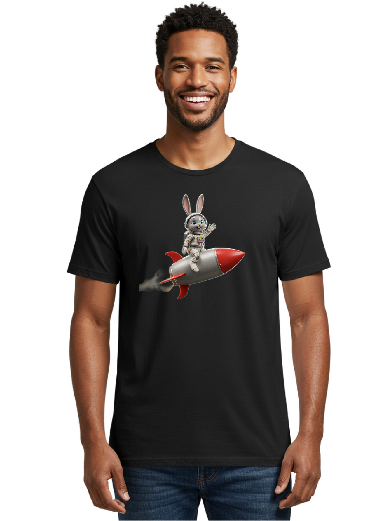 Bunny-In-Space Men'S Graphic Tee, 100% Cotton, Comfortable Casual Summer Wear, Machine Washable, Vintage Camera, Old Camera, Antique Camera, Black Camera, Classic Photography, Photography Equipment, Nostalgic Device, Film Camera, Camera Art Bah630