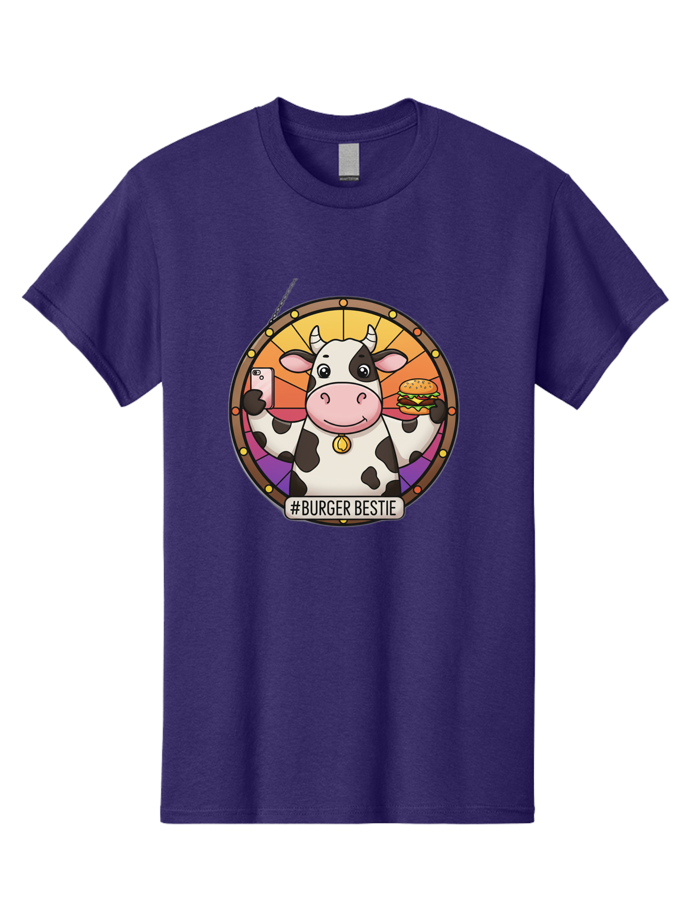 Burger-Bestie-Cow Men'S Graphic Tee, 100% Cotton, Comfortable Casual Summer Wear, Machine Washable, Vintage Camera, Old Camera, Antique Camera, Black Camera, Classic Photography, Photography Equipment, Nostalgic Device, Film Camera, Camera Art Bah631