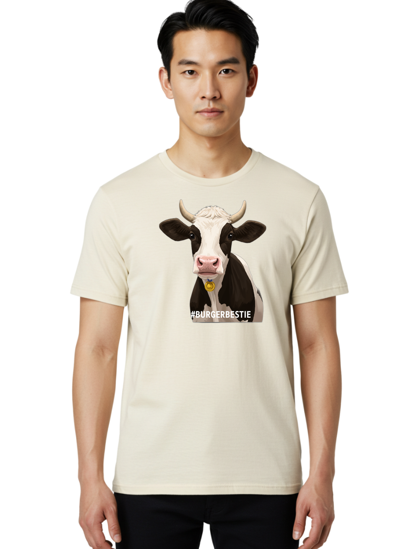 Burgerbestie-Cow-1 Men'S Graphic Tee, 100% Cotton, Comfortable Casual Summer Wear, Machine Washable, Vintage Camera, Old Camera, Antique Camera, Black Camera, Classic Photography, Photography Equipment, Nostalgic Device, Film Camera, Bah635