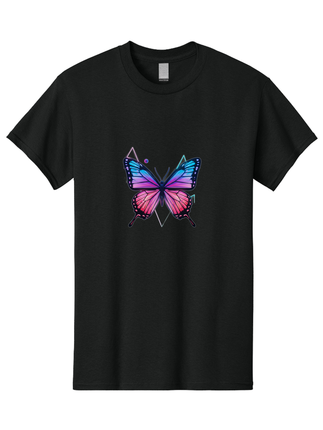 Butterfly-1 Men'S Graphic Tee, 100% Cotton, Comfortable Casual Summer Wear, Machine Washable, Vintage Camera, Old Camera, Antique Camera, Black Camera, Classic Photography, Photography Equipment, Nostalgic Device, Film Camera, Camera Art Bah641