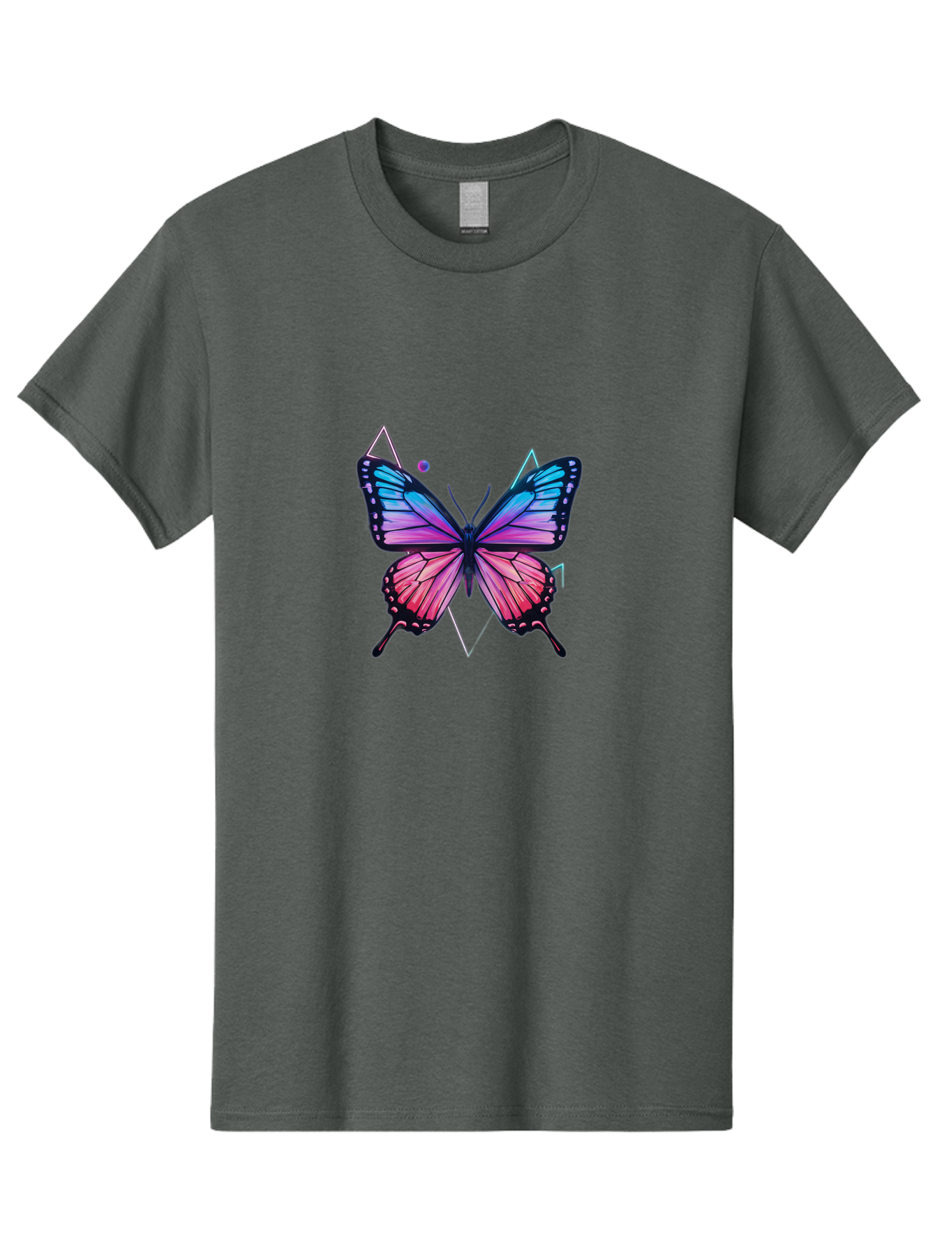 Butterfly-1 Men'S Graphic Tee, 100% Cotton, Comfortable Casual Summer Wear, Machine Washable, Vintage Camera, Old Camera, Antique Camera, Black Camera, Classic Photography, Photography Equipment, Nostalgic Device, Film Camera, Camera Art Bah641
