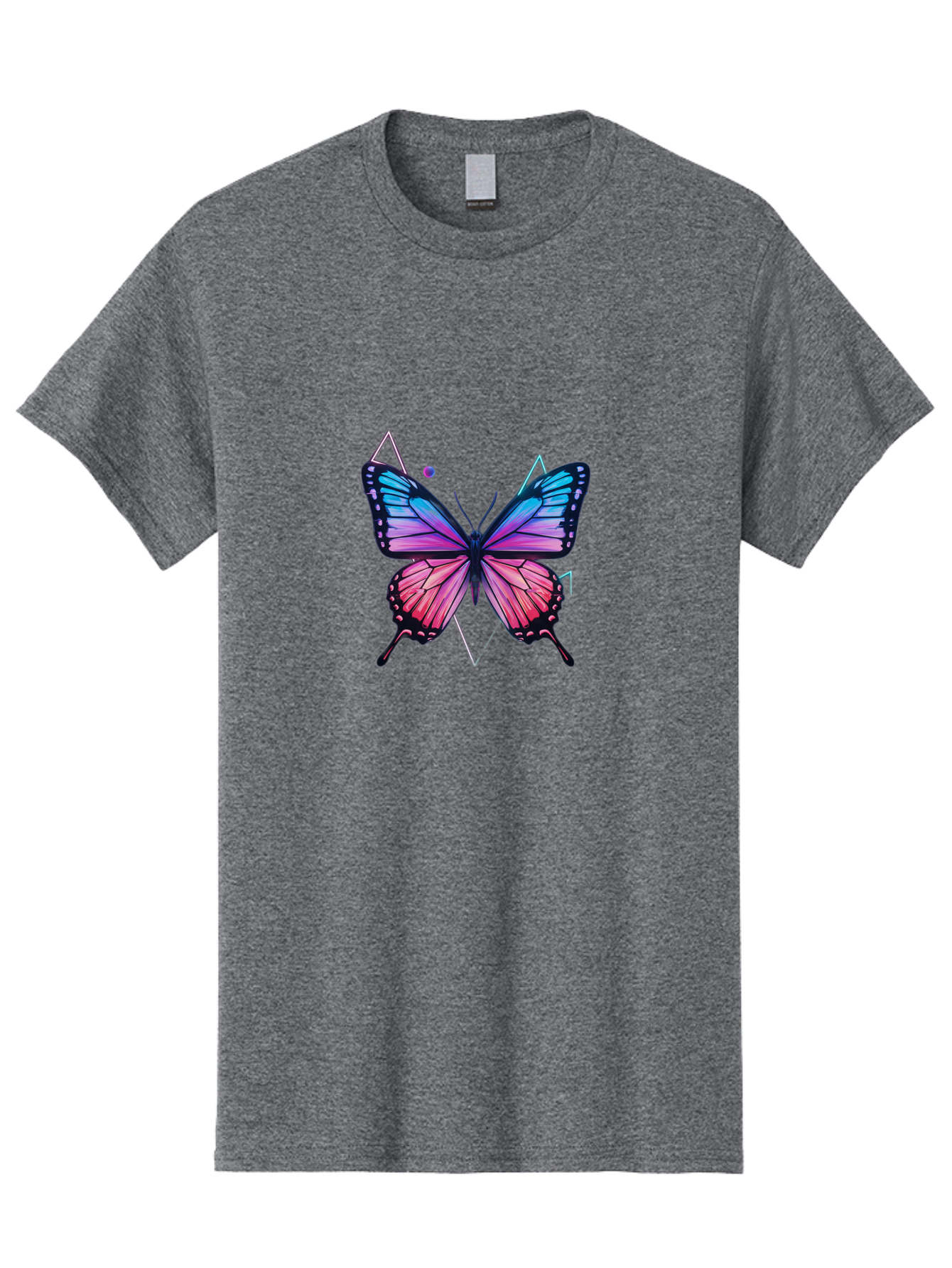 Butterfly-1 Men'S Graphic Tee, 100% Cotton, Comfortable Casual Summer Wear, Machine Washable, Vintage Camera, Old Camera, Antique Camera, Black Camera, Classic Photography, Photography Equipment, Nostalgic Device, Film Camera, Camera Art Bah641