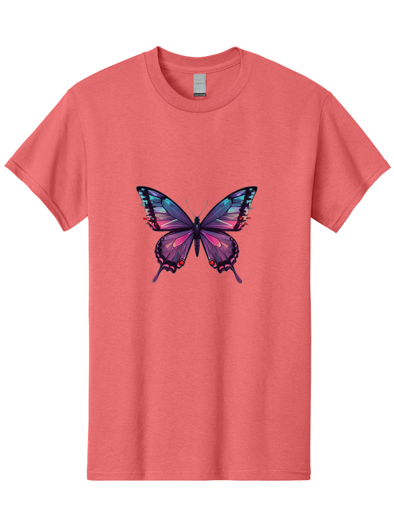 Butterfly-10 Men'S Graphic Tee, 100% Cotton, Comfortable Casual Summer Wear, Machine Washable, Vintage Camera, Old Camera, Antique Camera, Black Camera, Classic Photography, Photography Equipment, Nostalgic Device, Film Camera, Camera Art Bah642