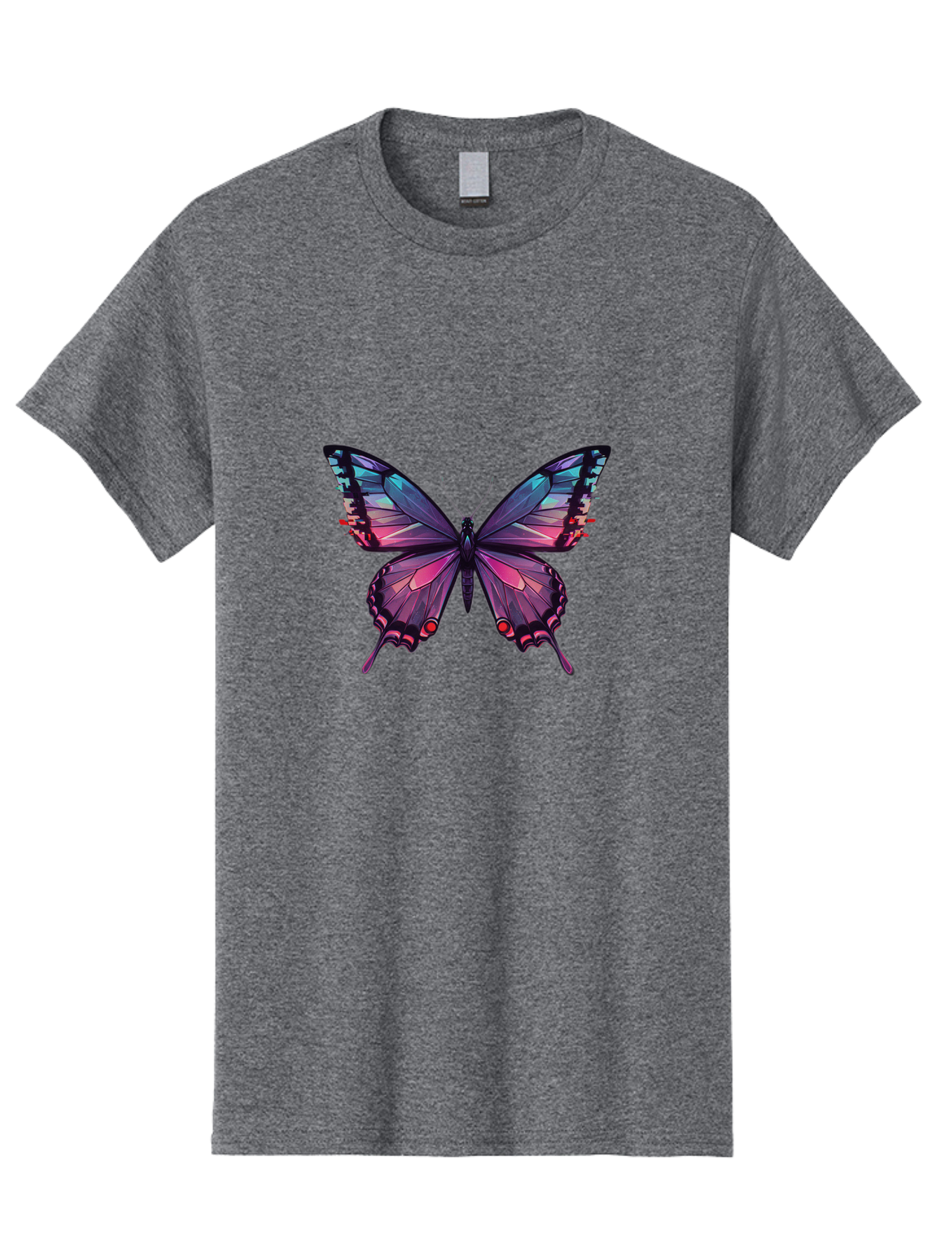 Butterfly-10 Men'S Graphic Tee, 100% Cotton, Comfortable Casual Summer Wear, Machine Washable, Vintage Camera, Old Camera, Antique Camera, Black Camera, Classic Photography, Photography Equipment, Nostalgic Device, Film Camera, Camera Art Bah642