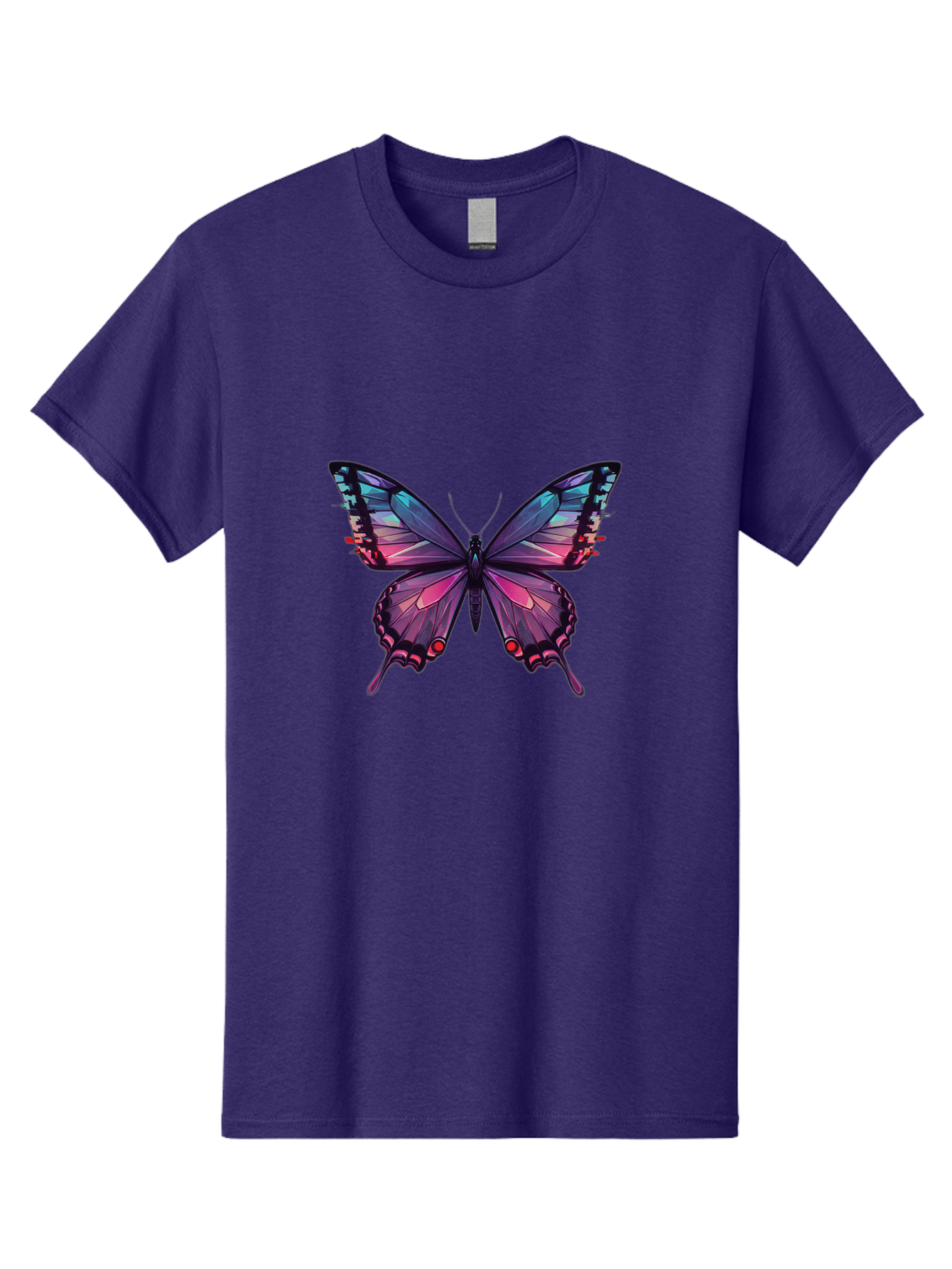 Butterfly-10 Men'S Graphic Tee, 100% Cotton, Comfortable Casual Summer Wear, Machine Washable, Vintage Camera, Old Camera, Antique Camera, Black Camera, Classic Photography, Photography Equipment, Nostalgic Device, Film Camera, Camera Art Bah642