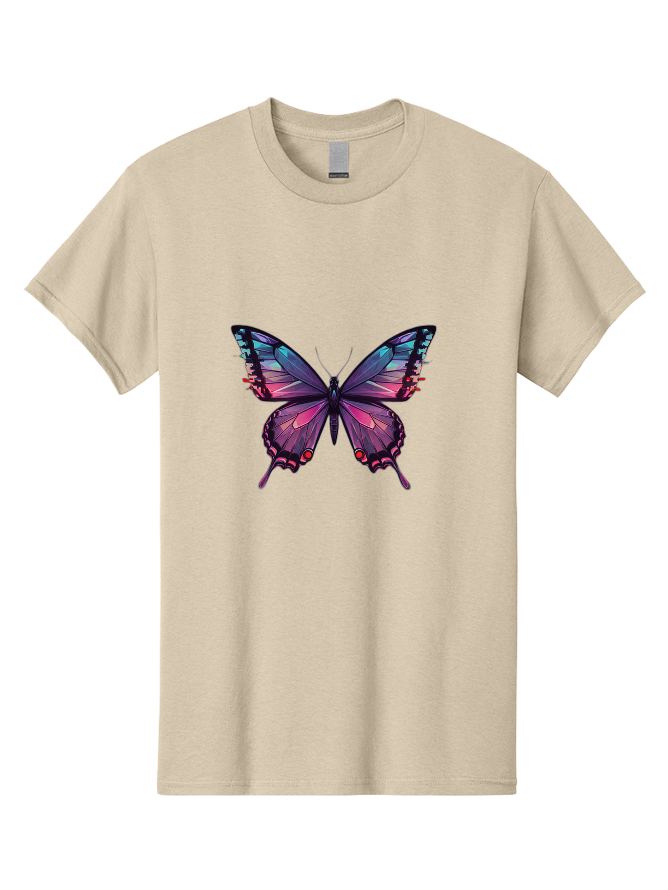 Butterfly-10 Men'S Graphic Tee, 100% Cotton, Comfortable Casual Summer Wear, Machine Washable, Vintage Camera, Old Camera, Antique Camera, Black Camera, Classic Photography, Photography Equipment, Nostalgic Device, Film Camera, Camera Art Bah642