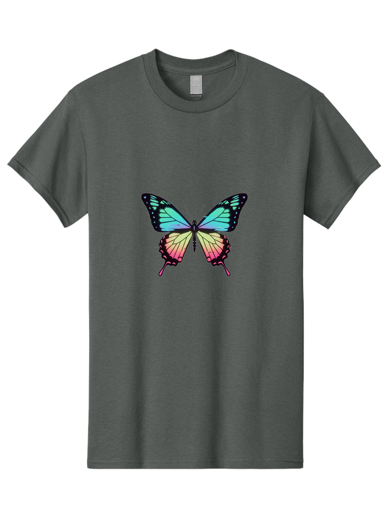 Butterfly-11 Men'S Graphic Tee, 100% Cotton, Comfortable Casual Summer Wear, Machine Washable, Vintage Camera, Old Camera, Antique Camera, Black Camera, Classic Photography, Photography Equipment, Nostalgic Device, Film Camera, Camera Art Bah643