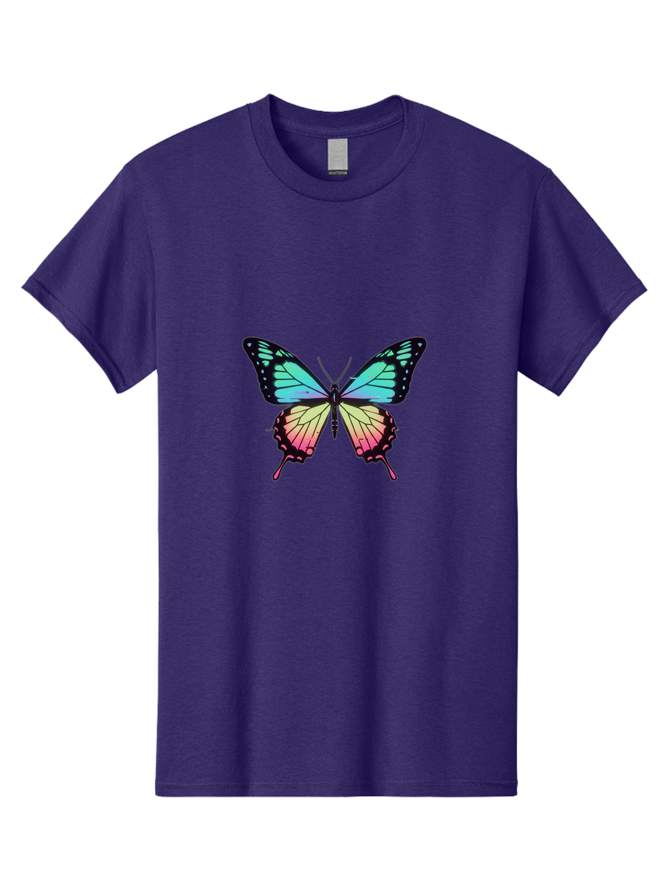 Butterfly-11 Men'S Graphic Tee, 100% Cotton, Comfortable Casual Summer Wear, Machine Washable, Vintage Camera, Old Camera, Antique Camera, Black Camera, Classic Photography, Photography Equipment, Nostalgic Device, Film Camera, Camera Art Bah643