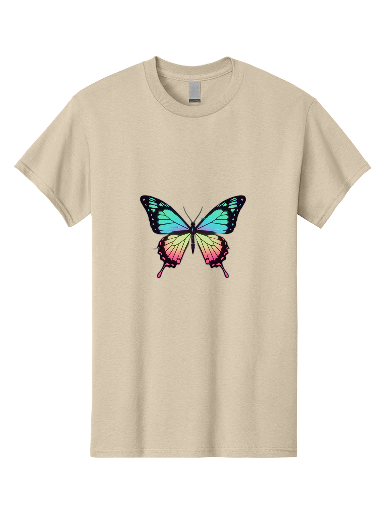 Butterfly-11 Men'S Graphic Tee, 100% Cotton, Comfortable Casual Summer Wear, Machine Washable, Vintage Camera, Old Camera, Antique Camera, Black Camera, Classic Photography, Photography Equipment, Nostalgic Device, Film Camera, Camera Art Bah643