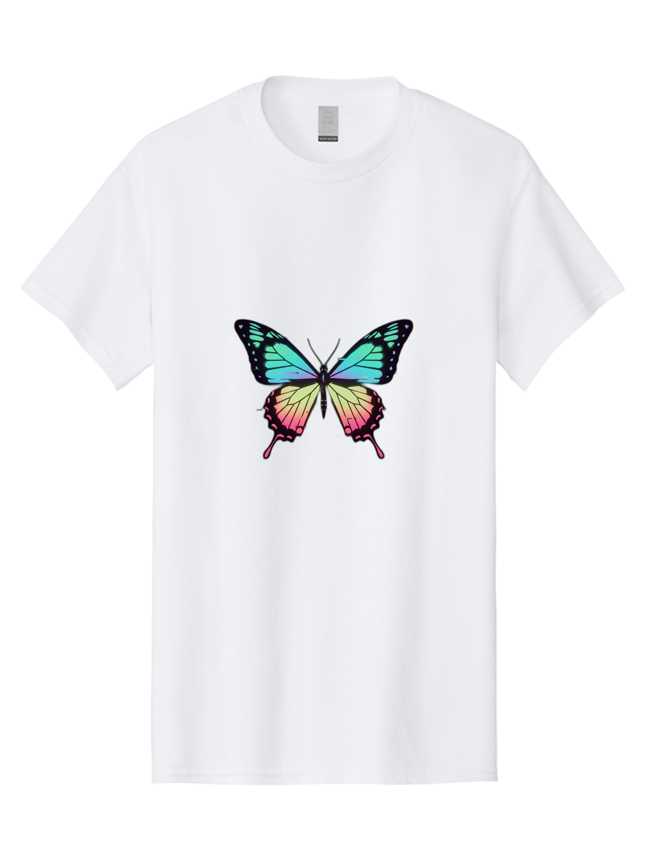 Butterfly-11 Men'S Graphic Tee, 100% Cotton, Comfortable Casual Summer Wear, Machine Washable, Vintage Camera, Old Camera, Antique Camera, Black Camera, Classic Photography, Photography Equipment, Nostalgic Device, Film Camera, Camera Art Bah643