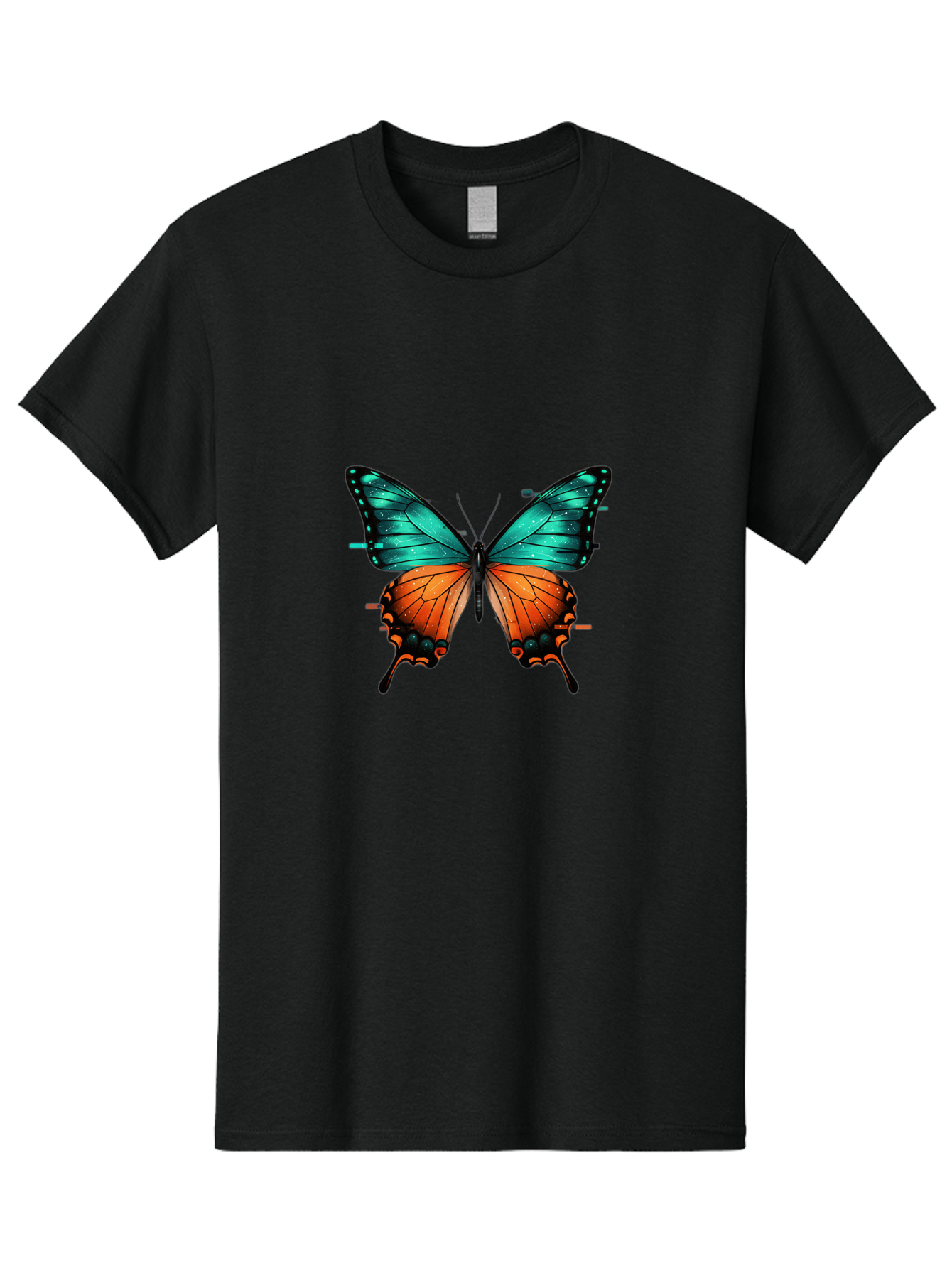 Butterfly-12 Men'S Graphic Tee, 100% Cotton, Comfortable Casual Summer Wear, Machine Washable, Vintage Camera, Old Camera, Antique Camera, Black Camera, Classic Photography, Photography Equipment, Nostalgic Device, Film Camera, Camera Art Bah644