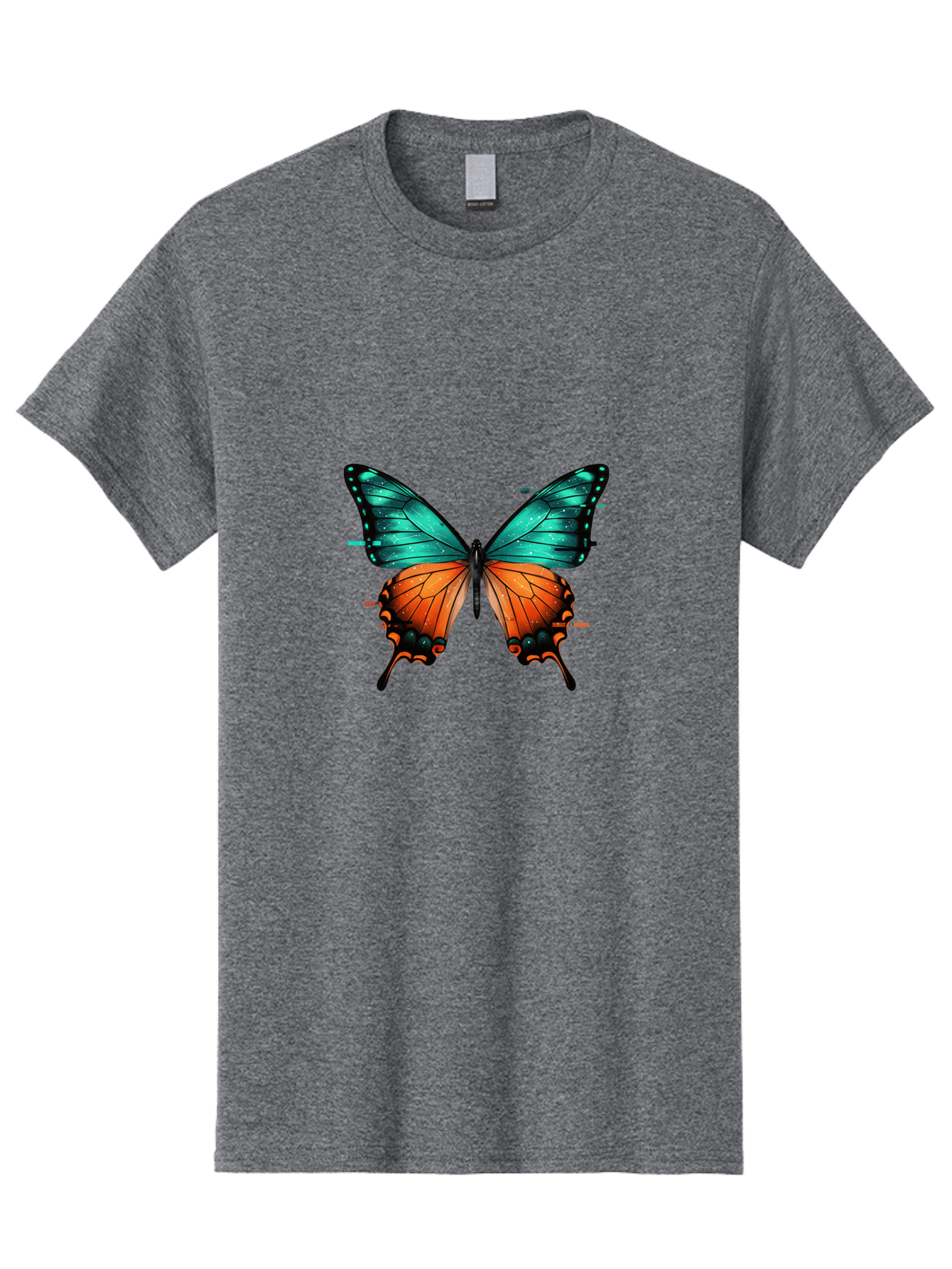 Butterfly-12 Men'S Graphic Tee, 100% Cotton, Comfortable Casual Summer Wear, Machine Washable, Vintage Camera, Old Camera, Antique Camera, Black Camera, Classic Photography, Photography Equipment, Nostalgic Device, Film Camera, Camera Art Bah644