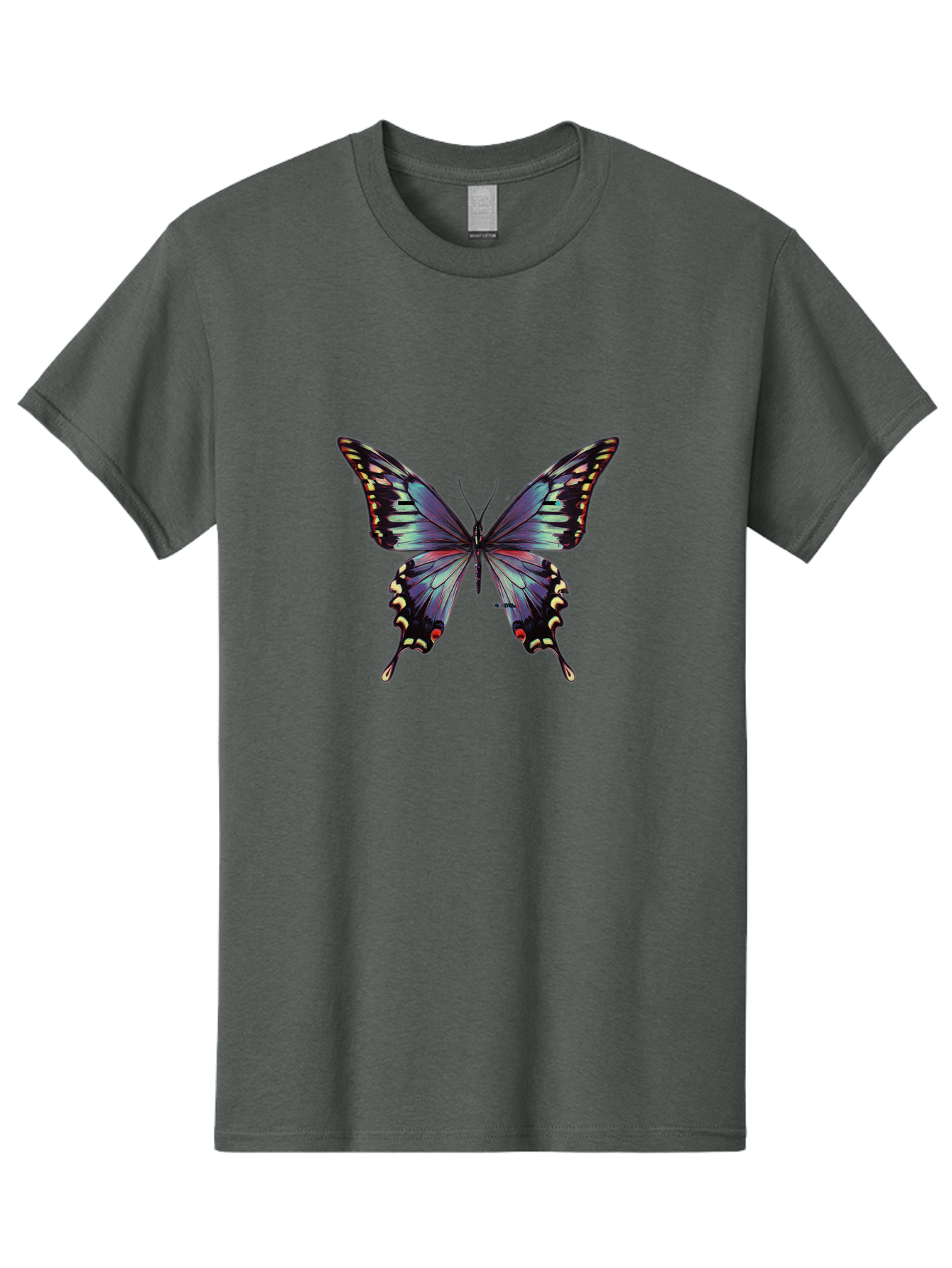 Butterfly-14 Men'S Graphic Tee, 100% Cotton, Comfortable Casual Summer Wear, Machine Washable, Vintage Camera, Old Camera, Antique Camera, Black Camera, Classic Photography, Photography Equipment, Nostalgic Device, Film Camera, Camera Art Bah646